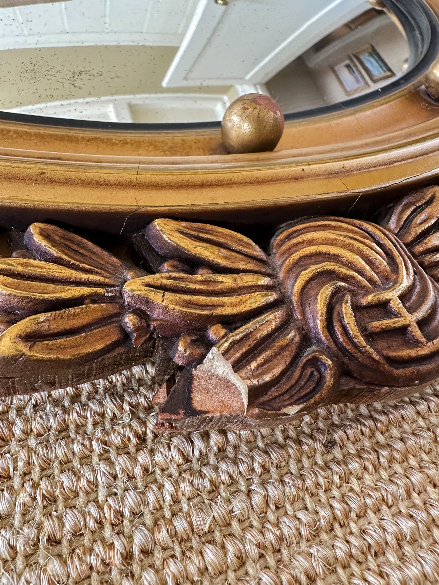 Vintage Federal Convex Mirror
