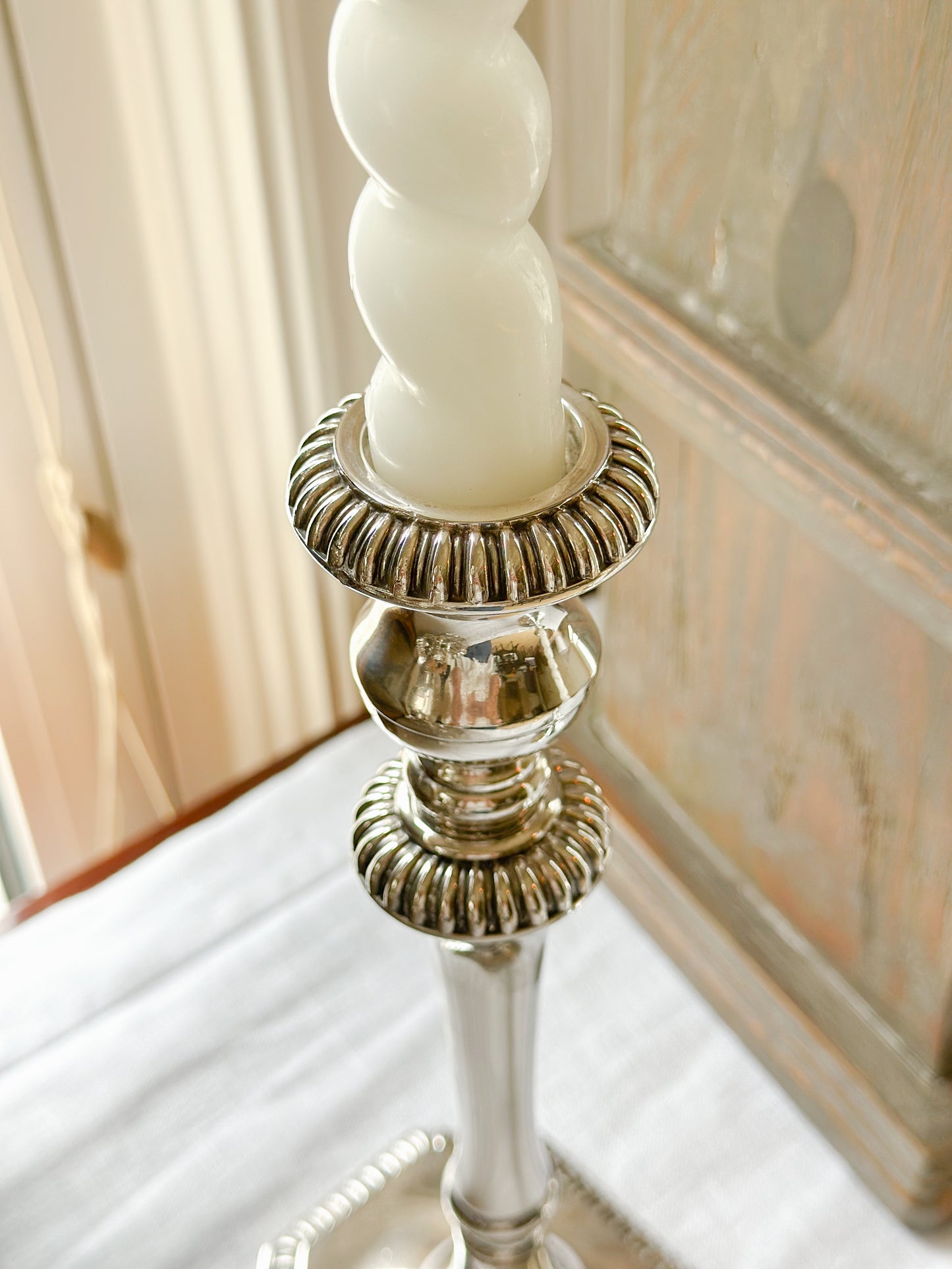 Sheffield Silverplate Candlesticks
