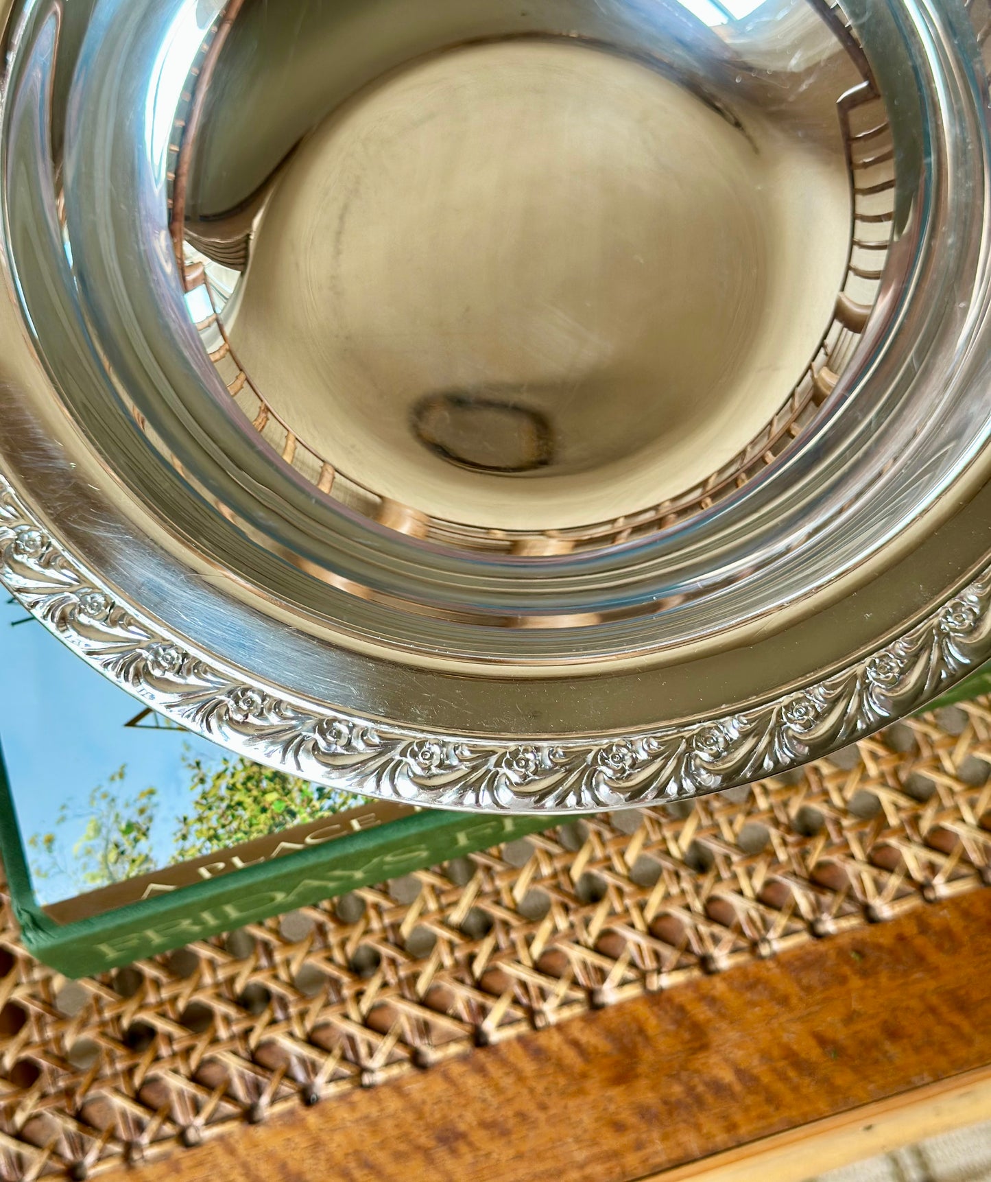 Vintage Silverplate Footed Bowl