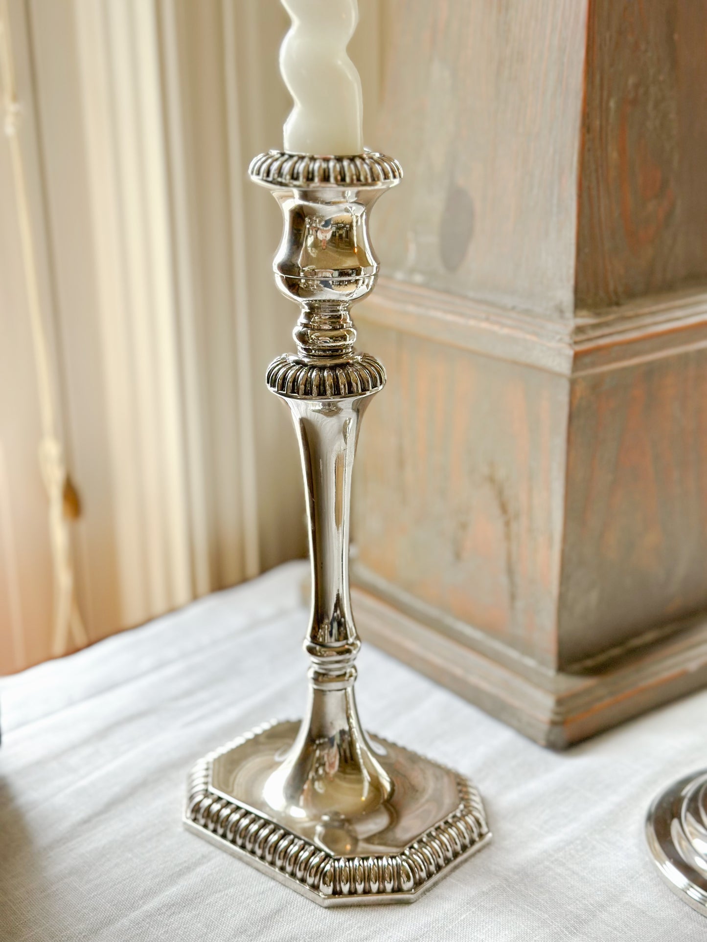 Sheffield Silverplate Candlesticks