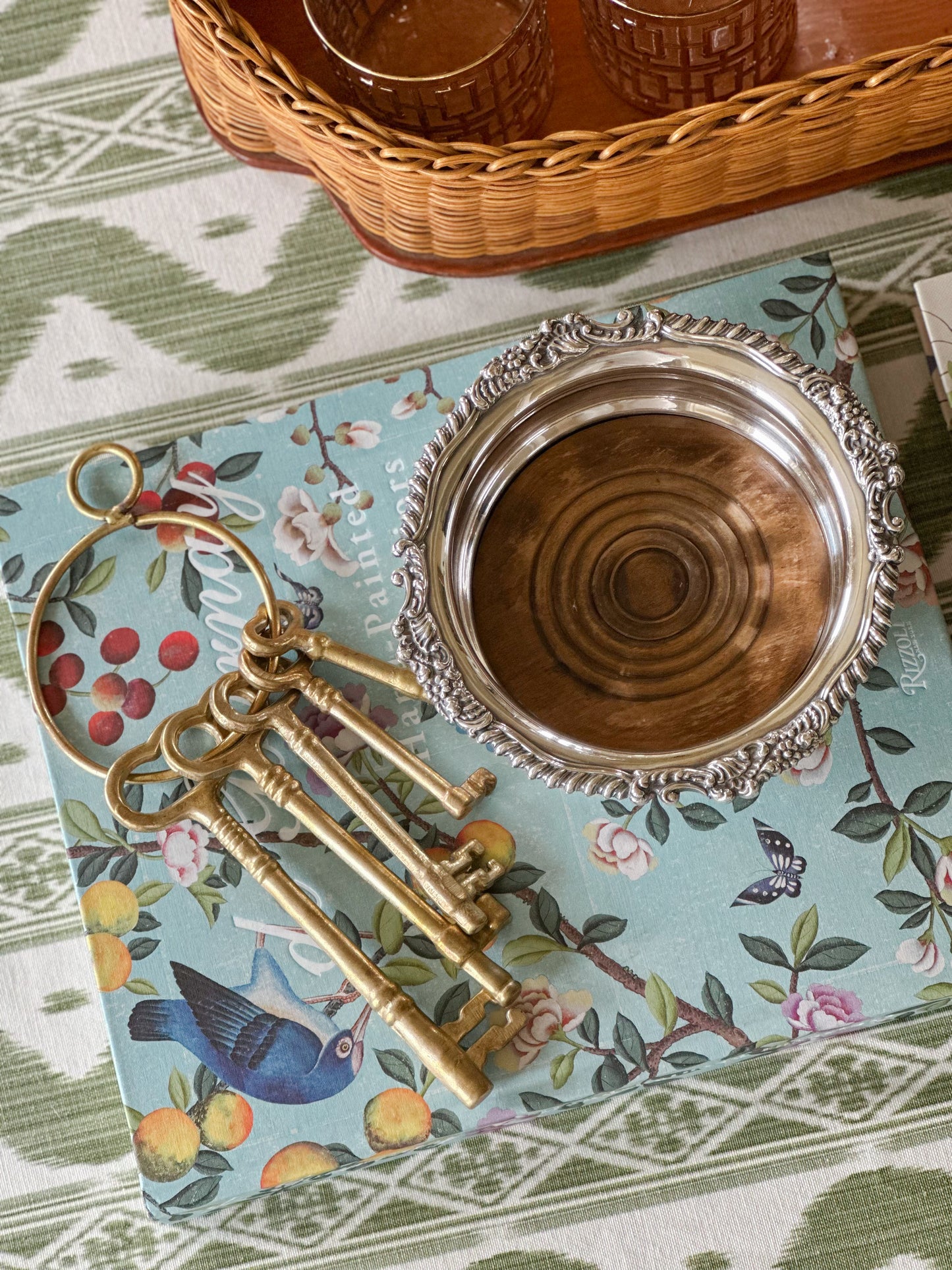 Vintage Silverplate Wine Coaster