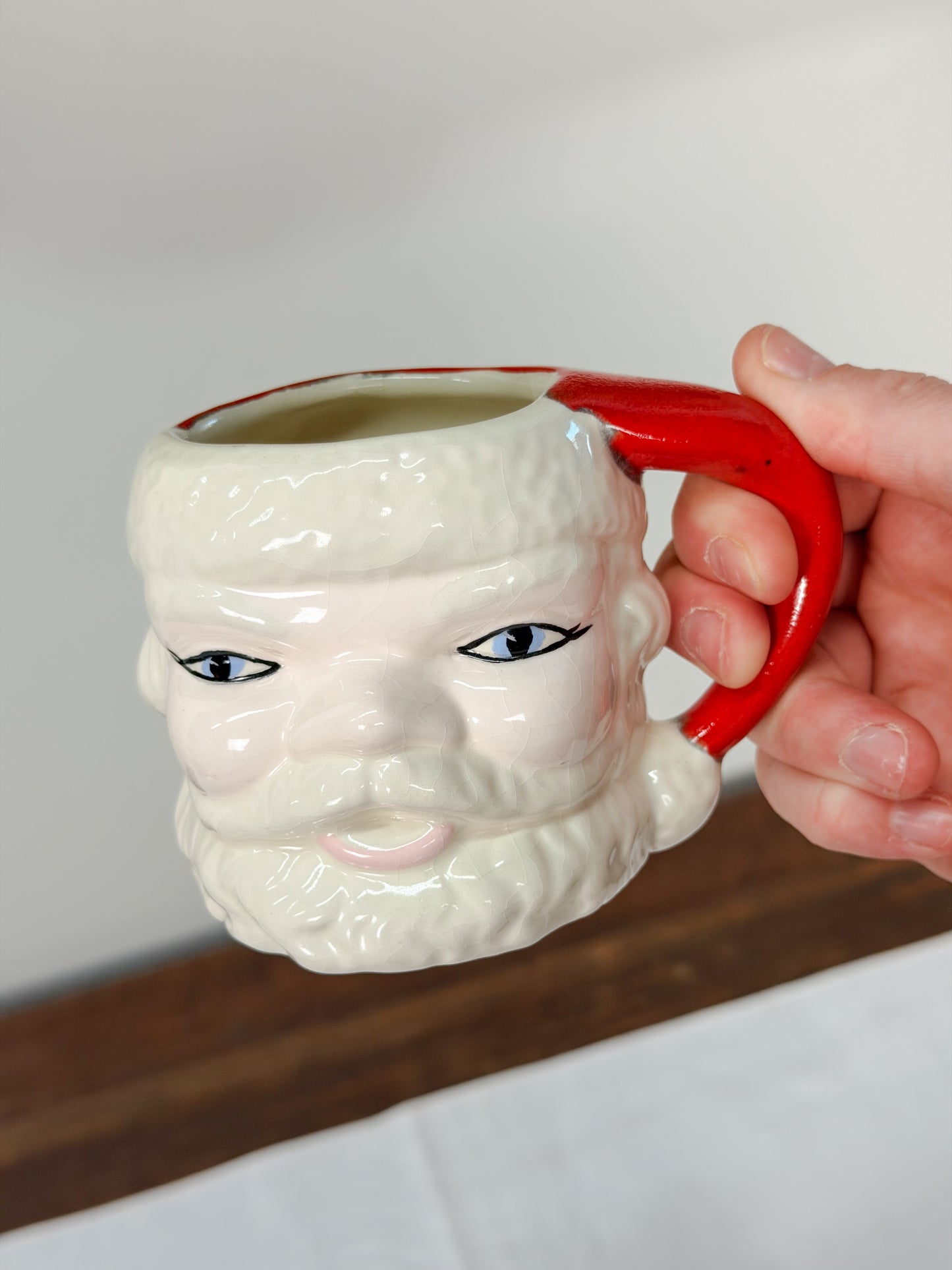Vintage Santa Mugs (Set of 4)