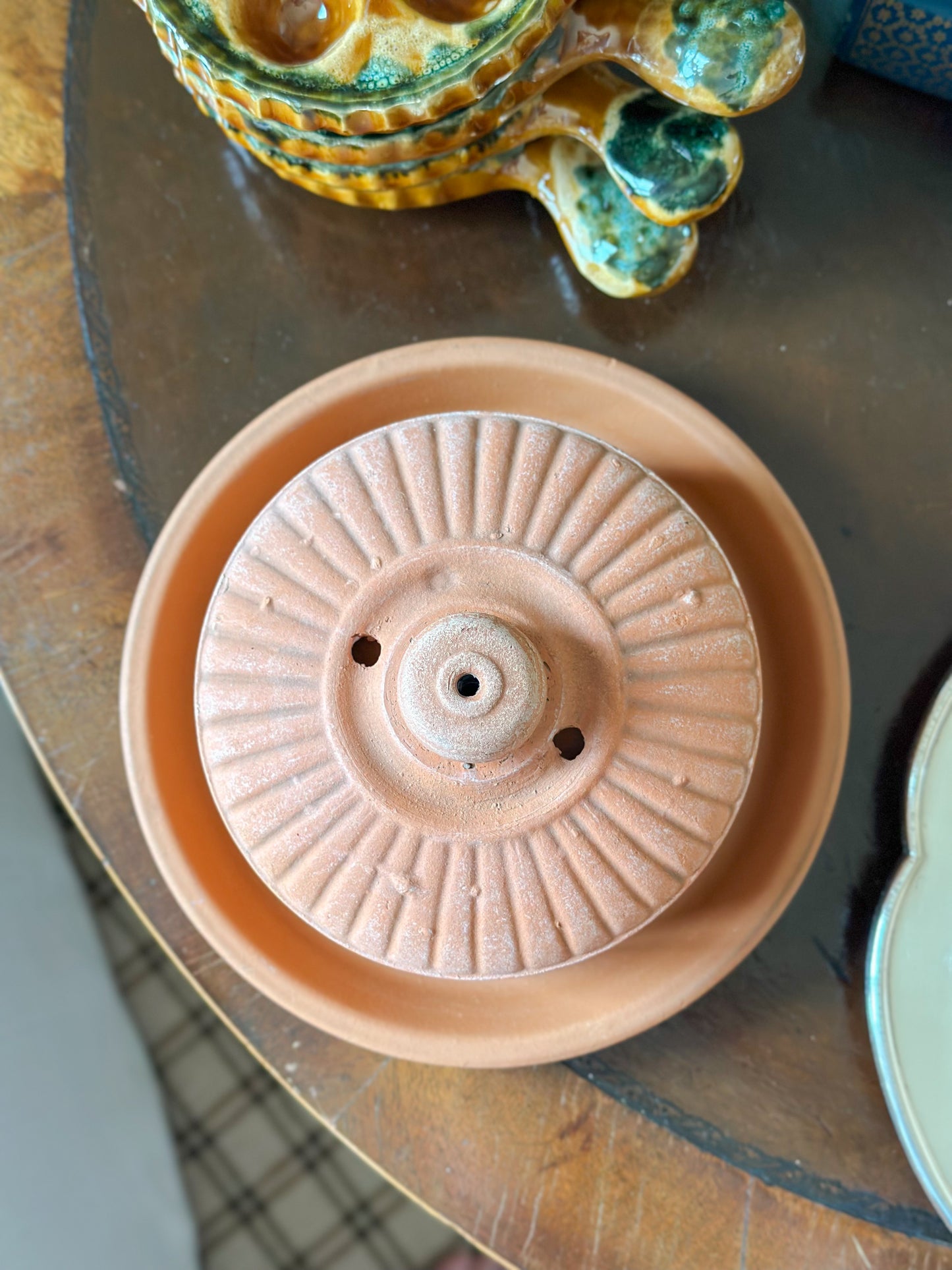 French Terracotta Butter Keeper