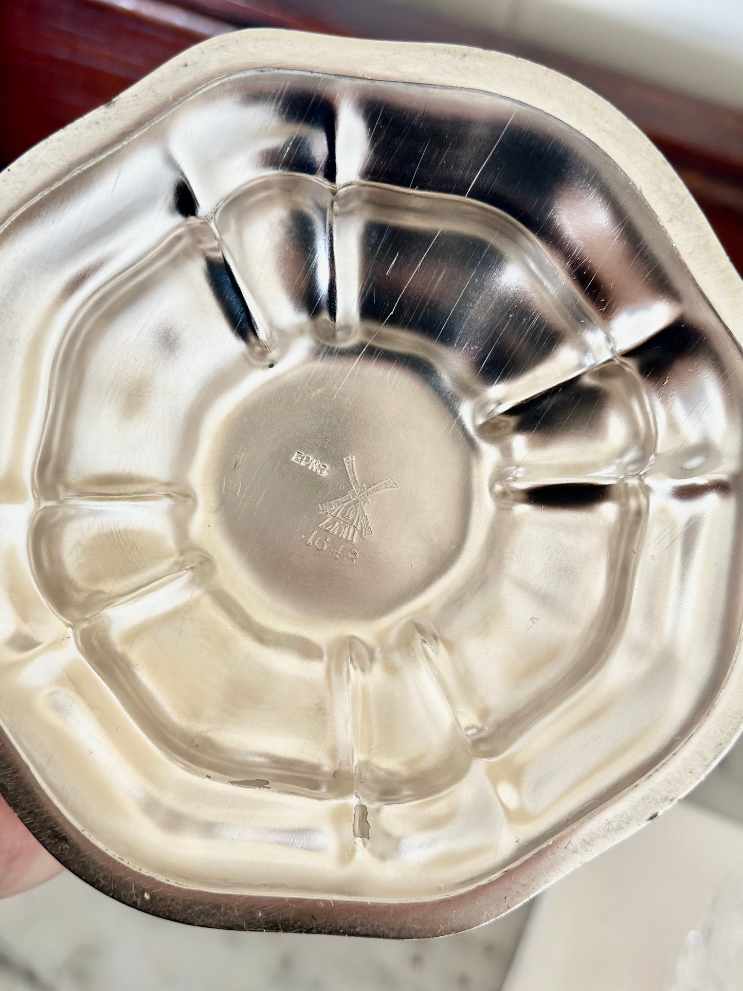 Silverplate Pedestal Dish