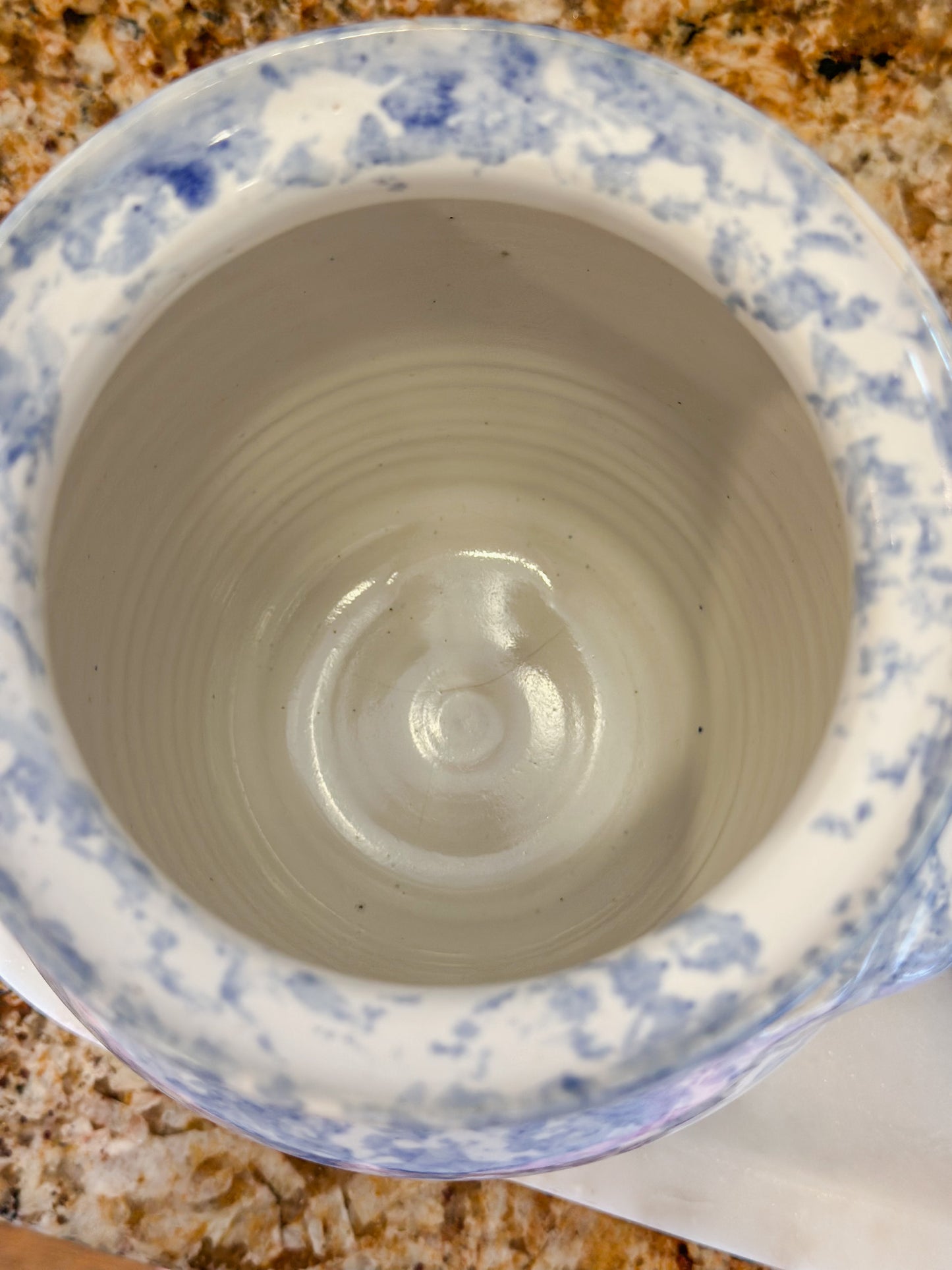 Seagrove Spongeware Crock