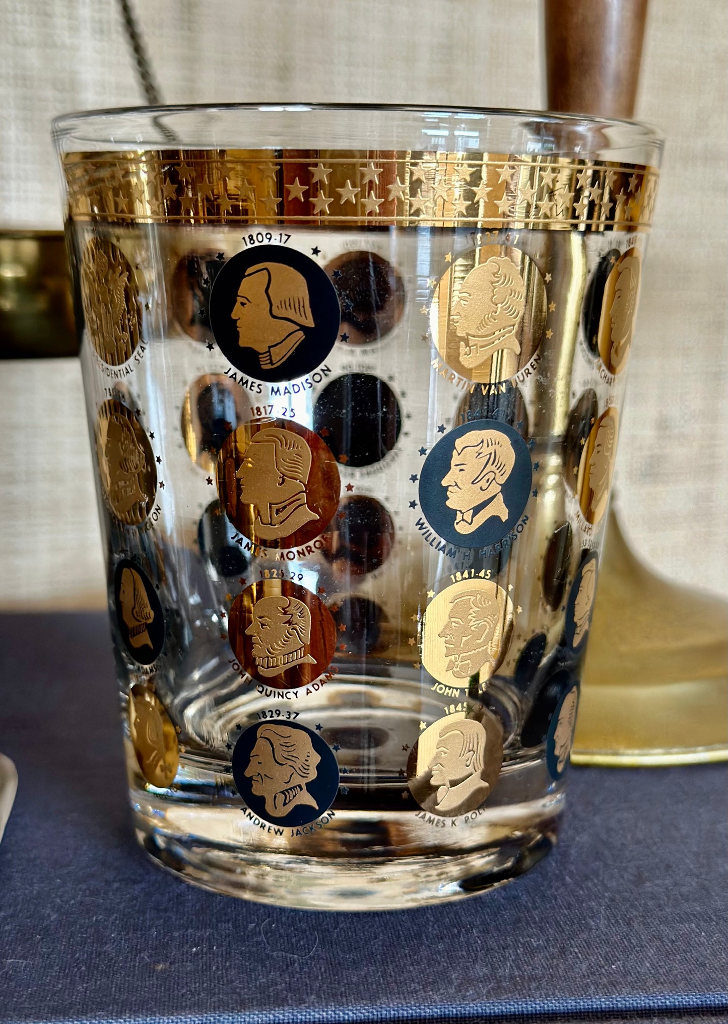 MCM Presidents Highball Glasses (Set of 4)