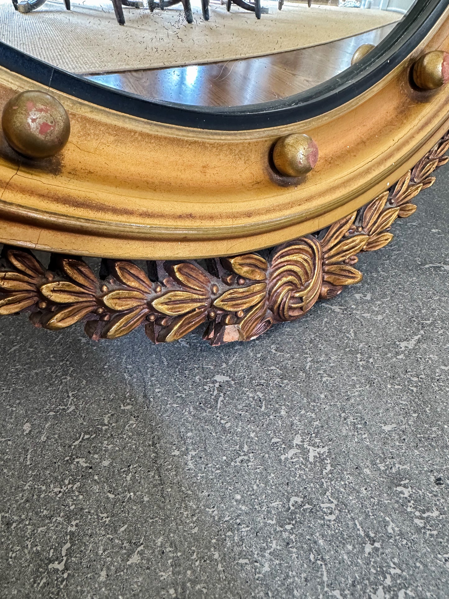 Vintage Federal Convex Mirror