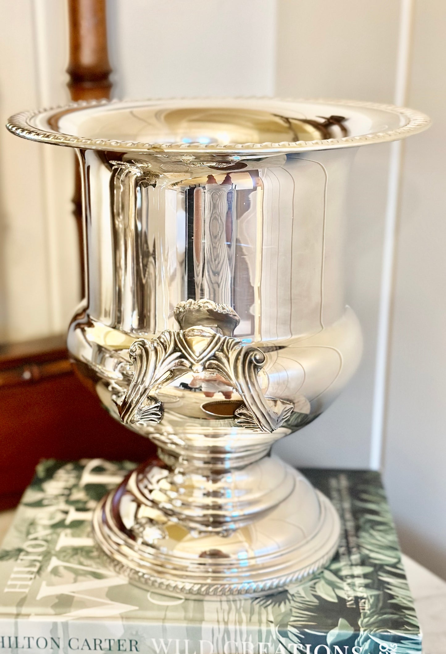 Silverplate Trophy Style Champagne Bucket