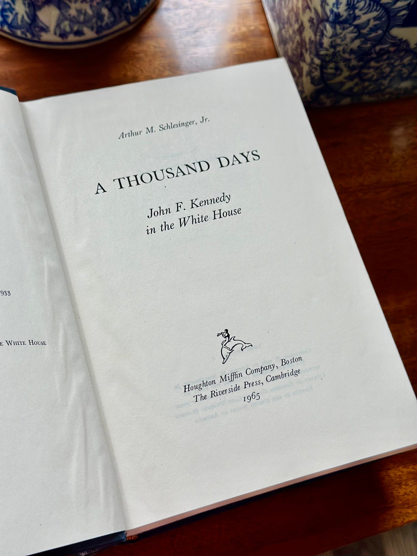 JFK Vintage Book Set: “Profiles in Courage” & “A Thousand Days”