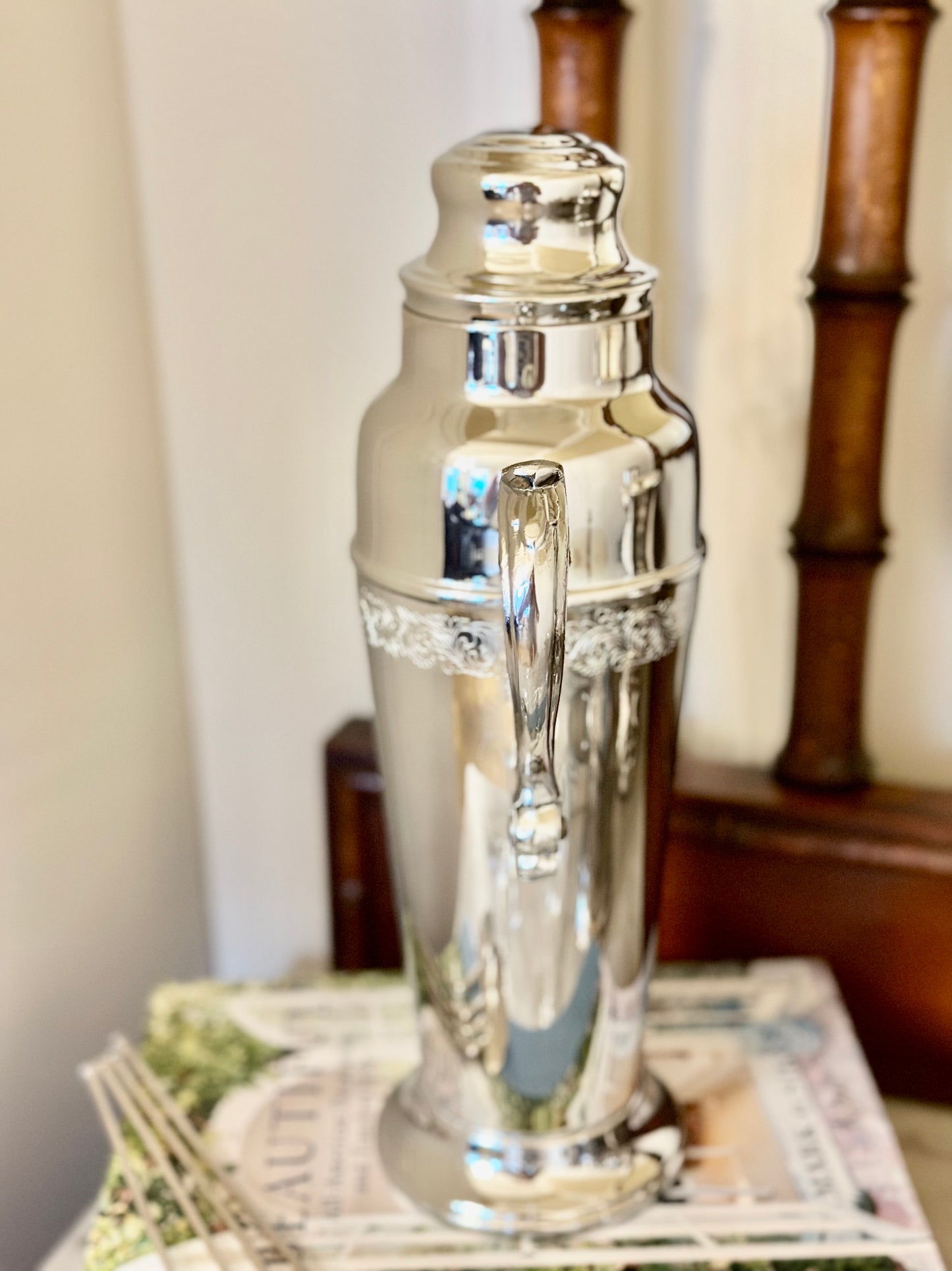 Art Deco Silver Cocktail Shaker