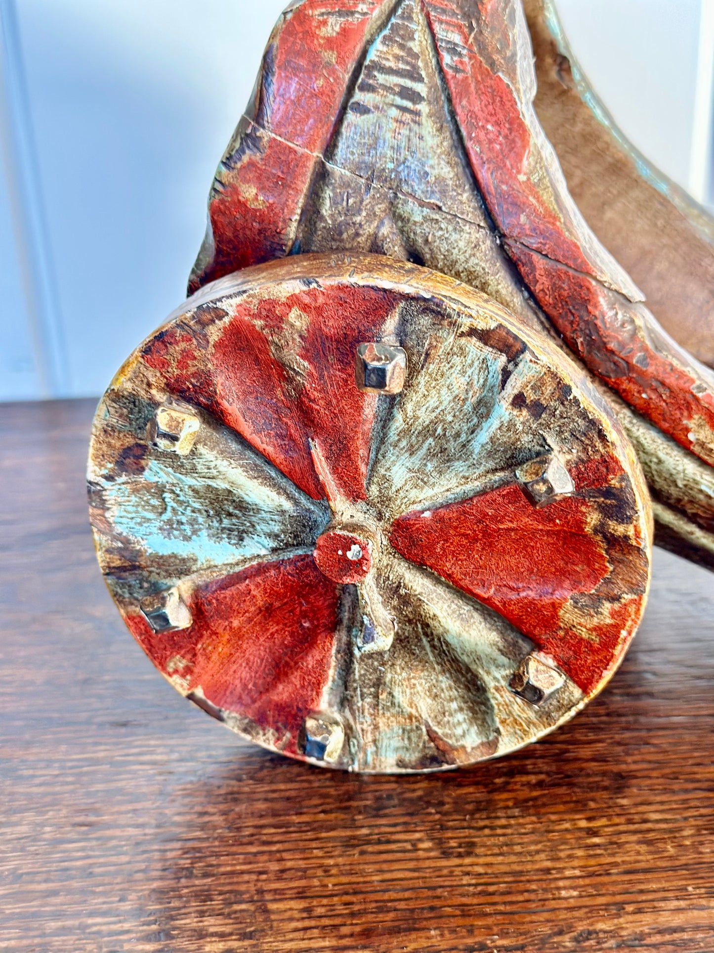 Spanish Hand-Painted Carnival Cannon Wine Bottle Holder