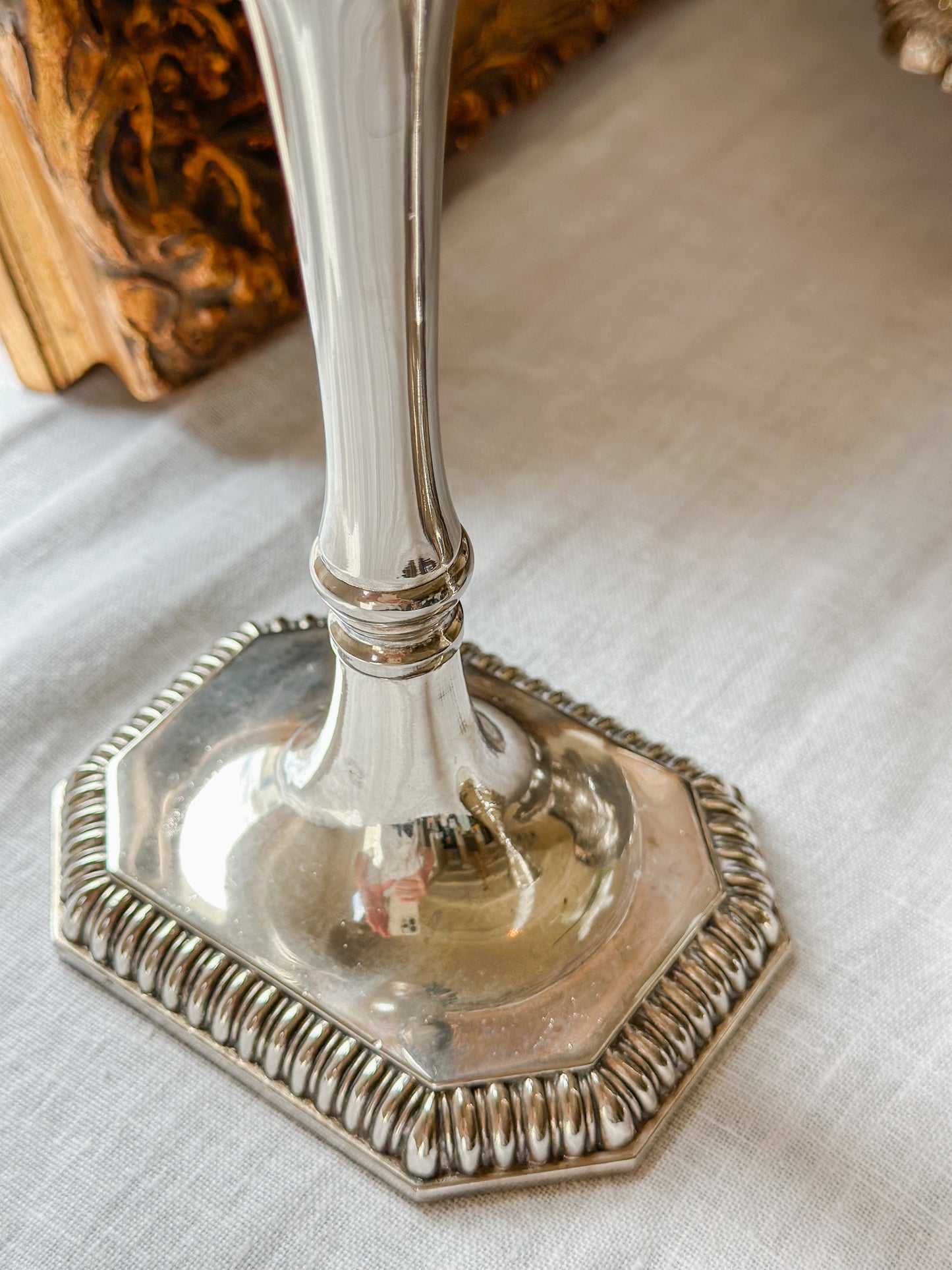 Sheffield Silverplate Candlesticks
