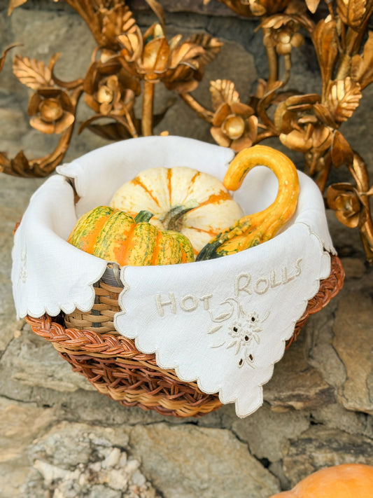 “Hot Rolls” Basket Cloth