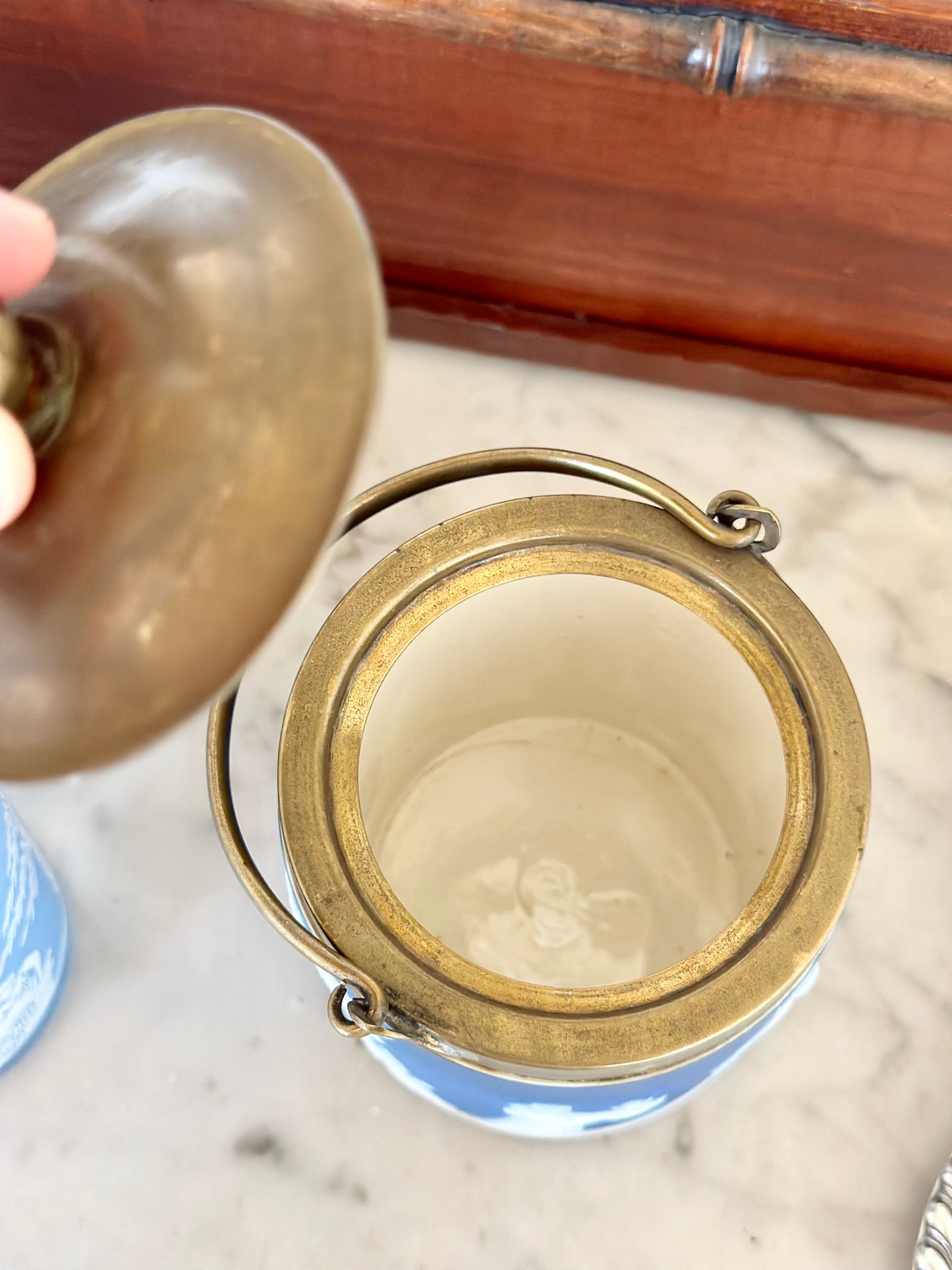 Wedgwood Style Tea Tin