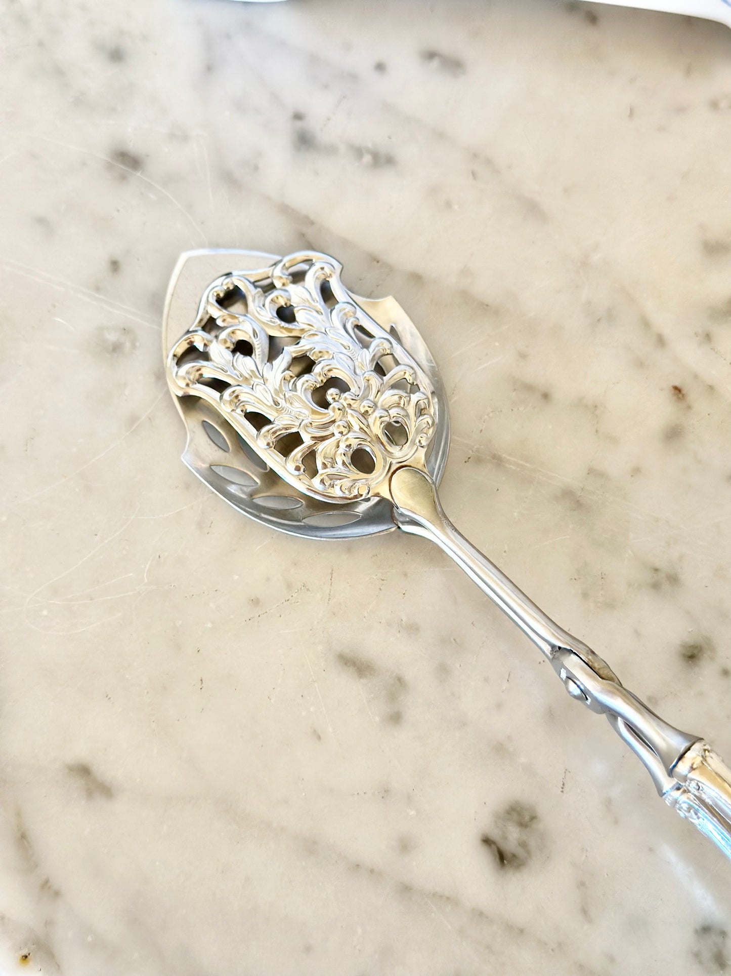 Sterling Silver Handle Pastry Tongs