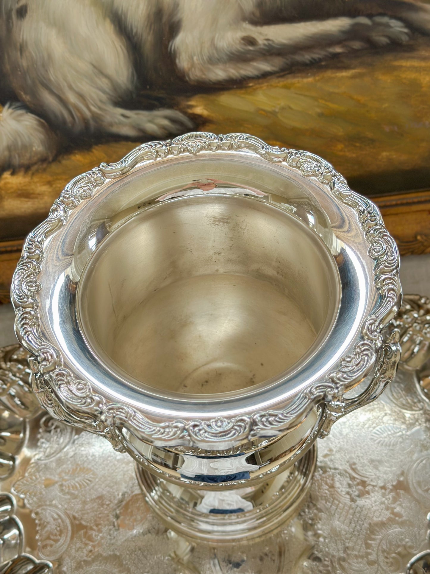 Vintage Silverplate Champagne Bucket