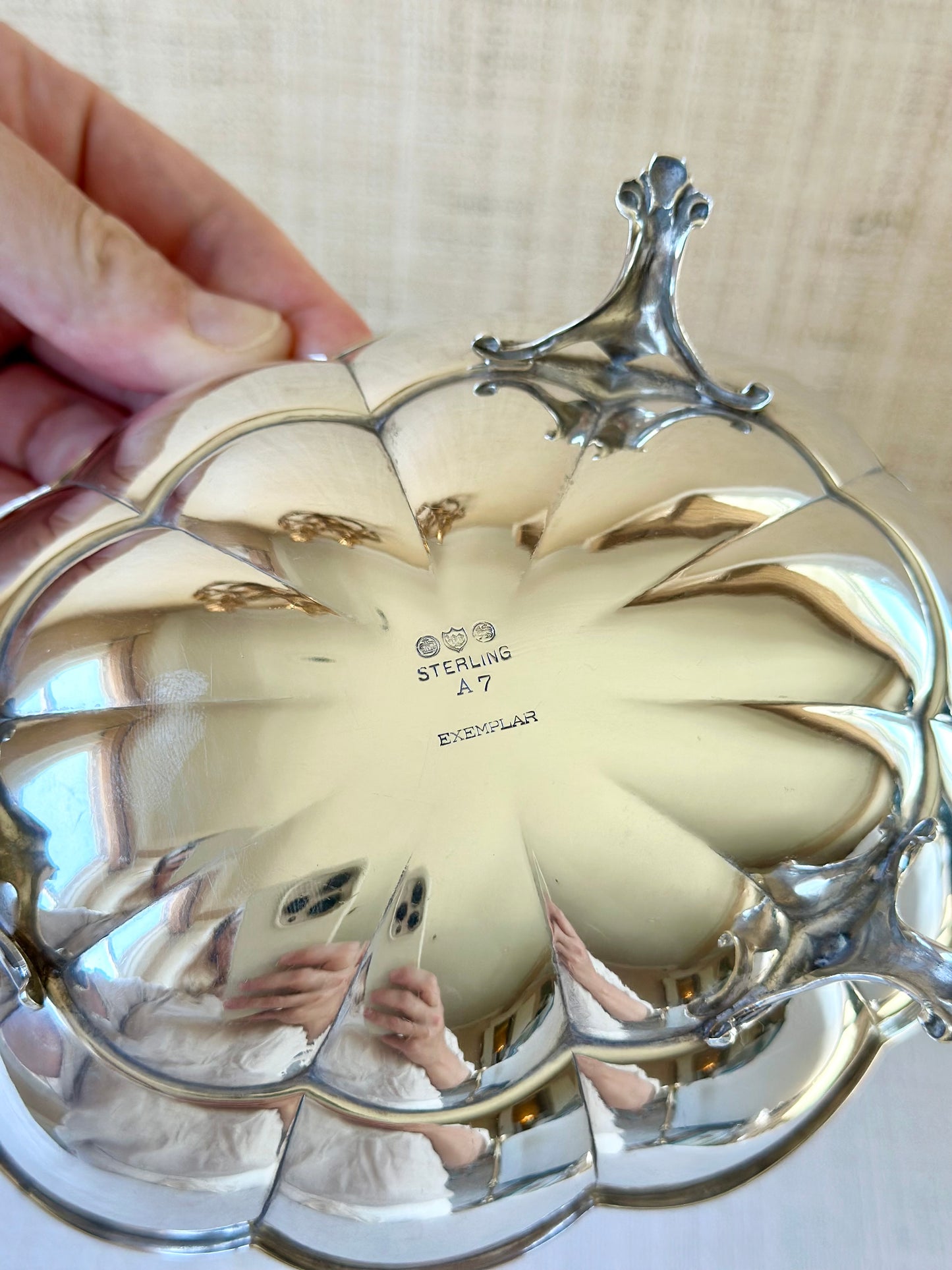 Sterling Silver Footed Bon Bon Dish