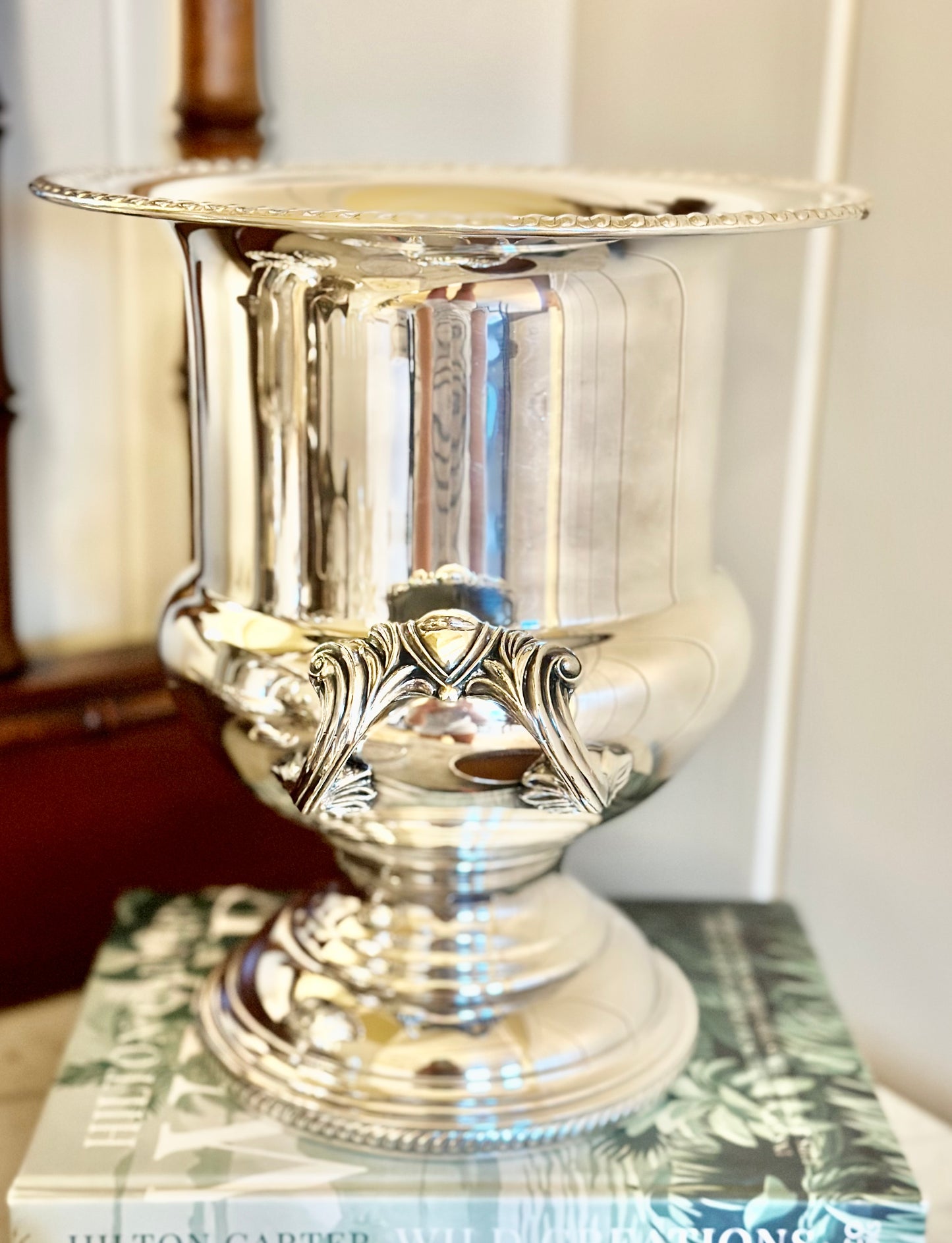 Silverplate Trophy Style Champagne Bucket