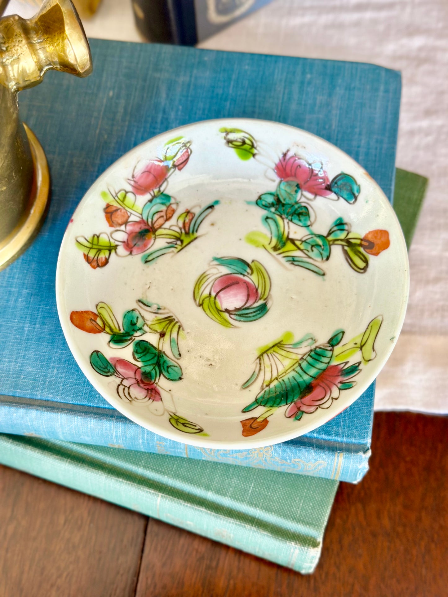 Famille Rose Porcelain Trinket Dish