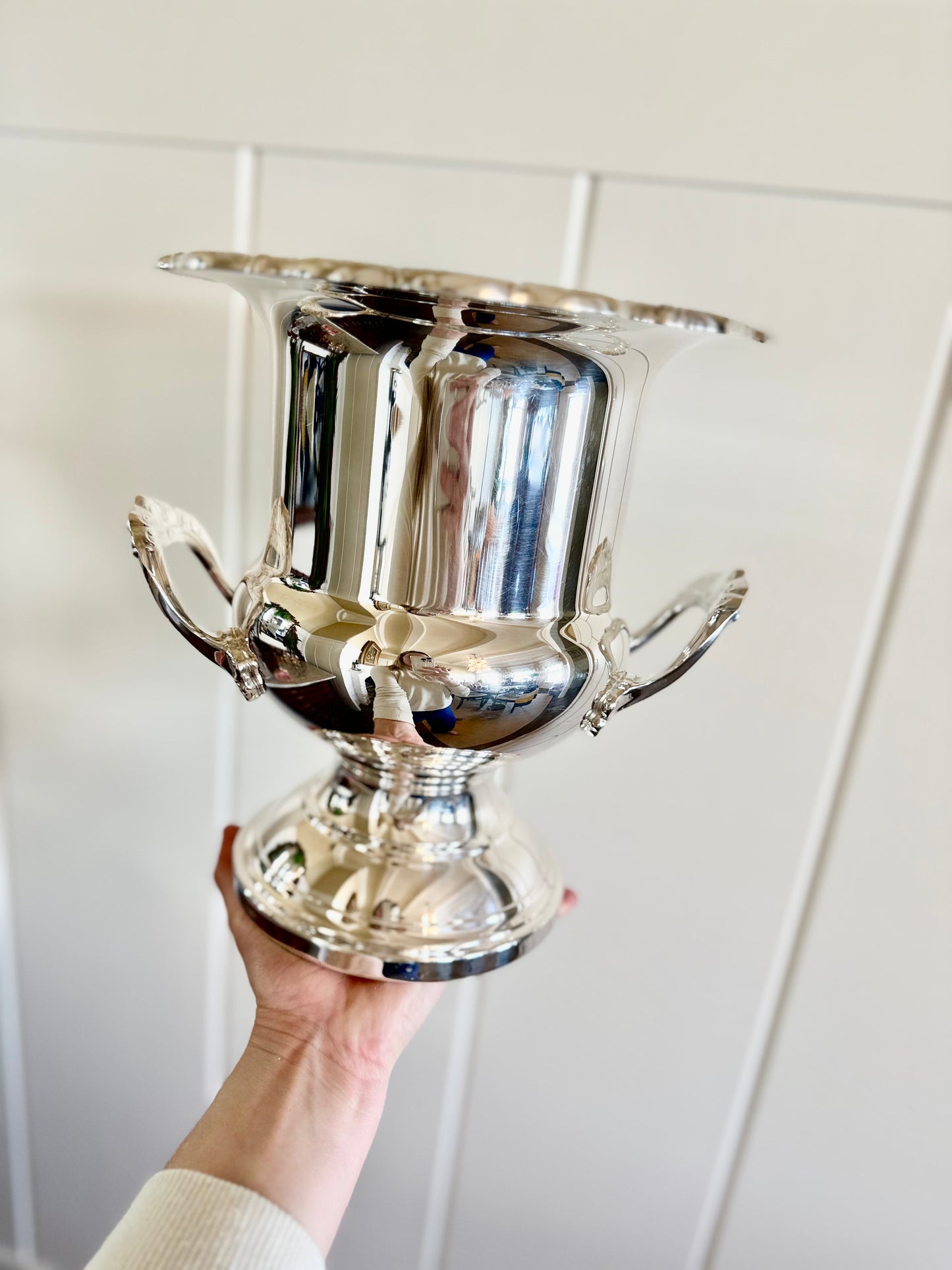 Silverplate Trophy Champagne Bucket