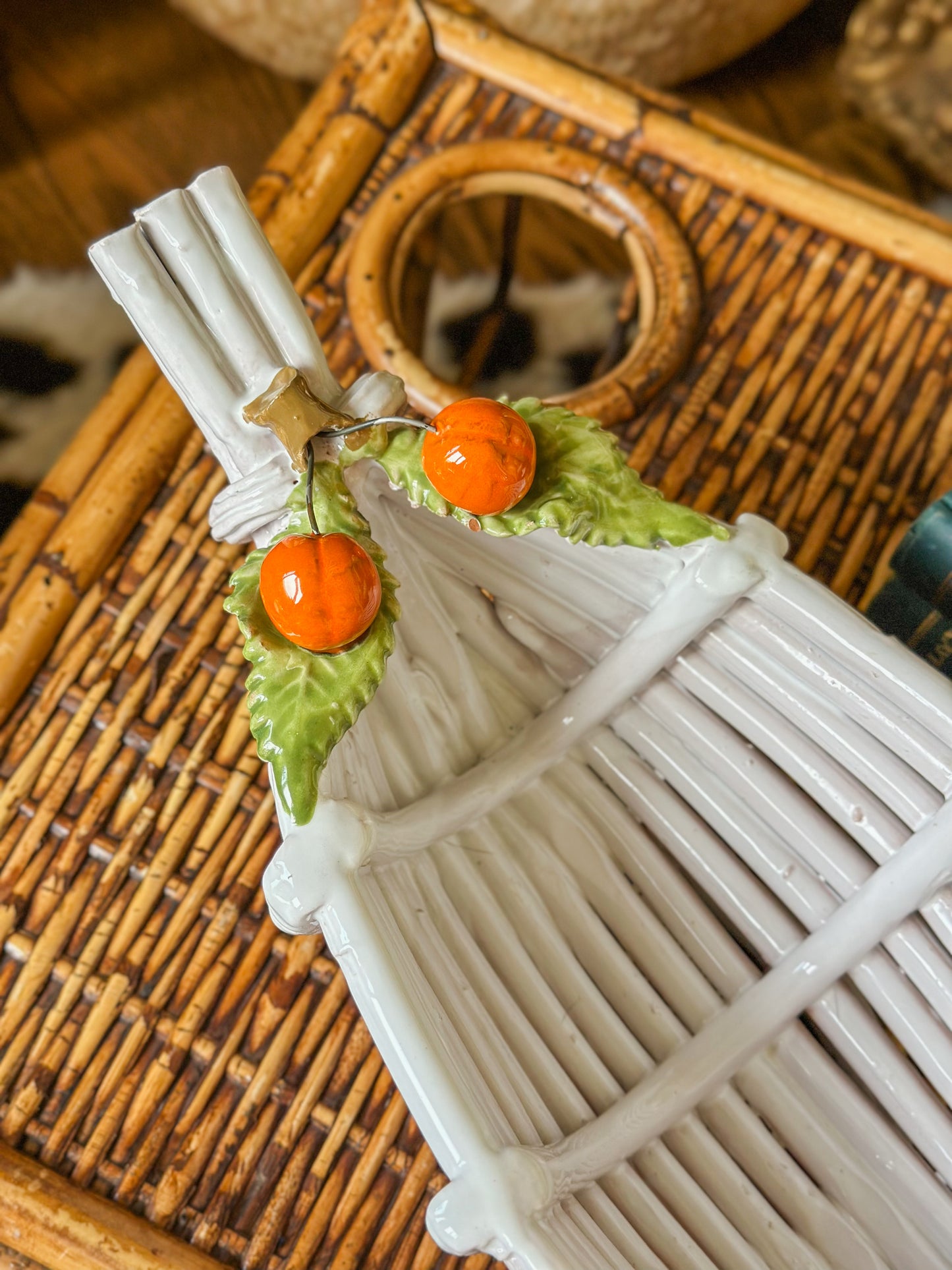 Italian Porcelain Basket