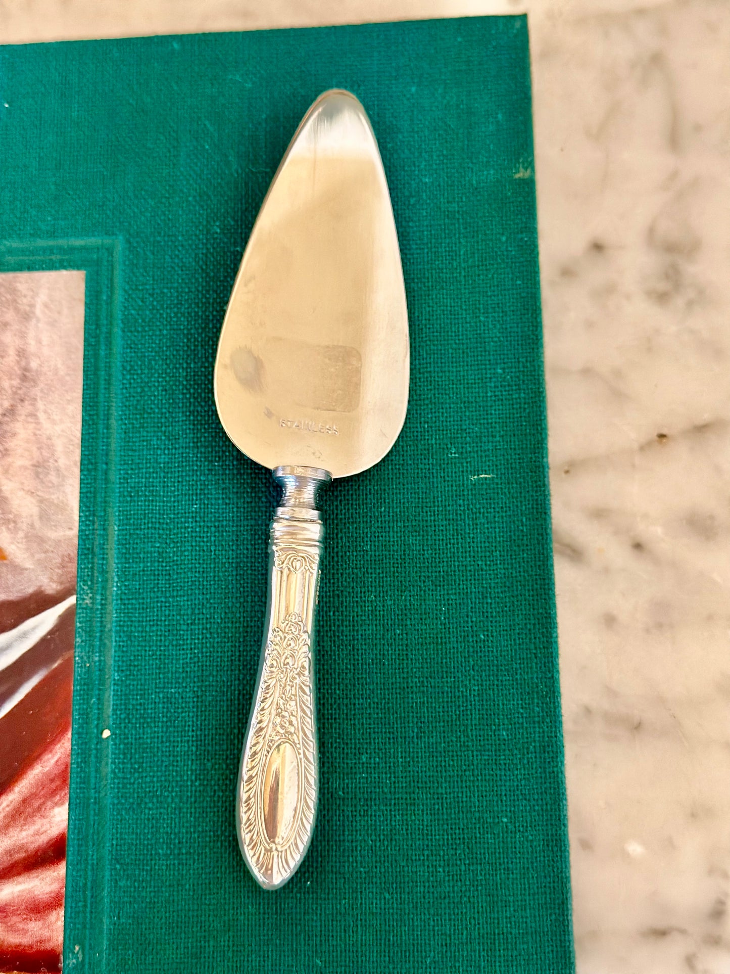 Sterling Silver Handle Cheese Knife
