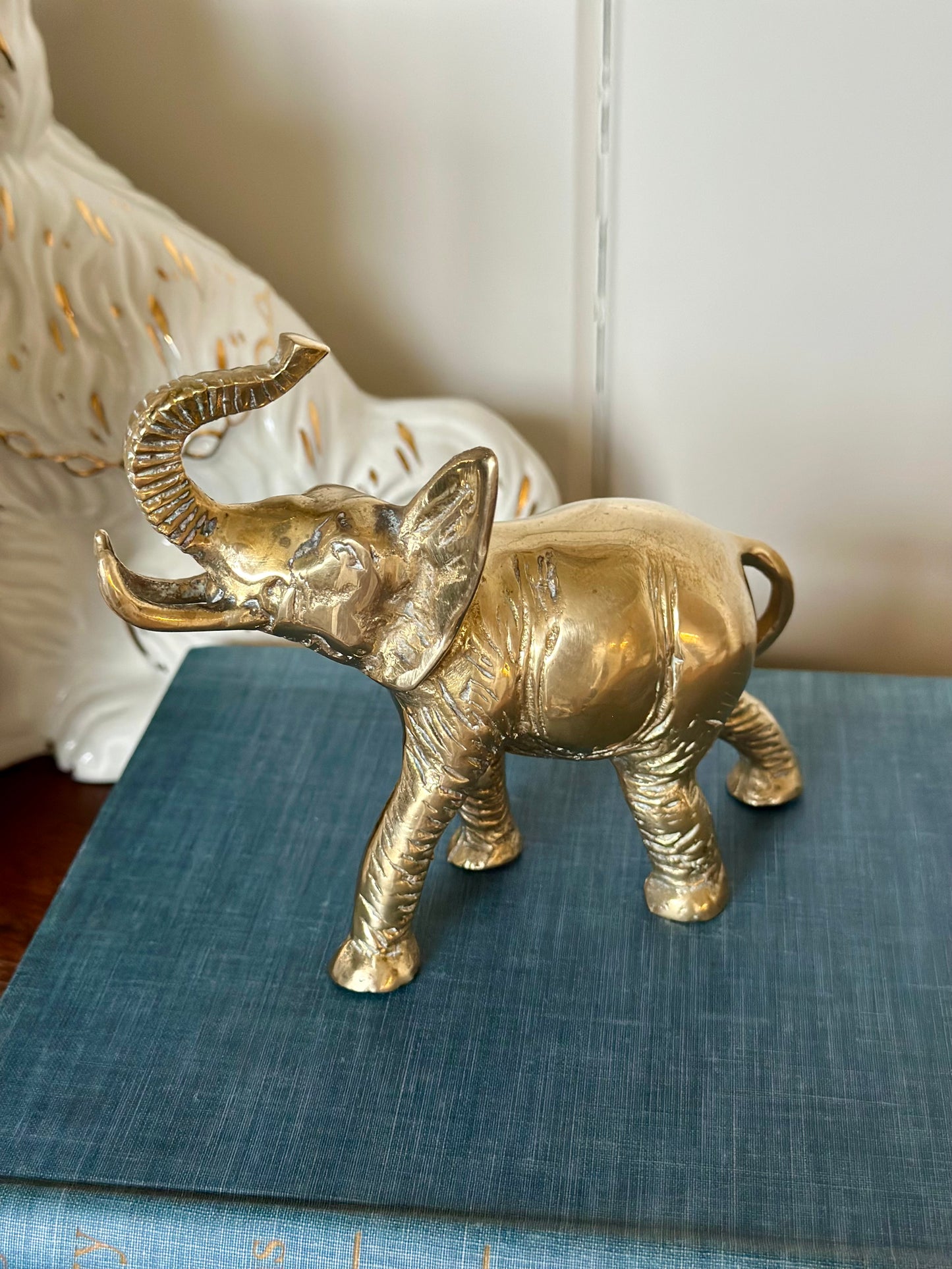 Brass Elephant Figurine