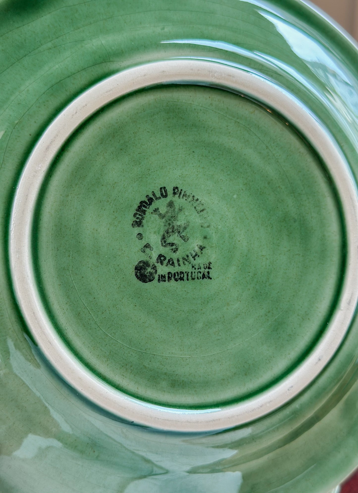 Bordallo Pinheiro Vine Green Salad Plate Set (Set of 12)