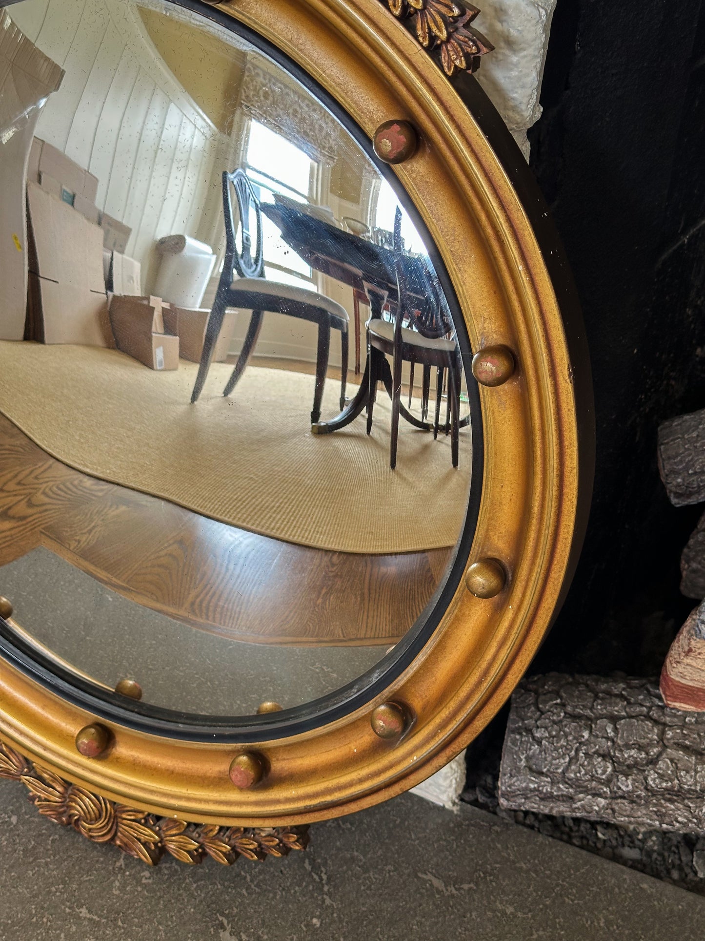 Vintage Federal Convex Mirror