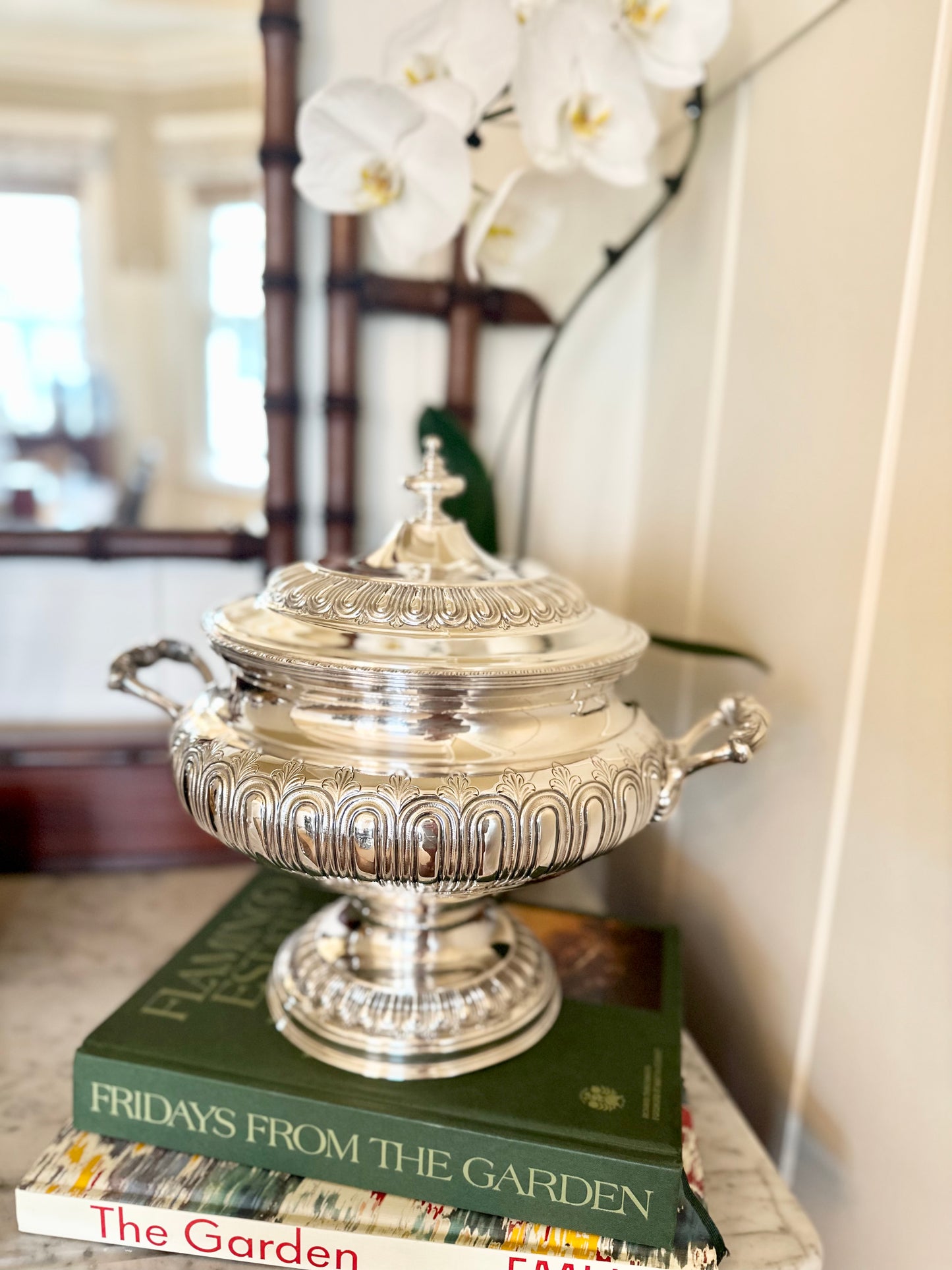 Silverplate Tureen with Lid