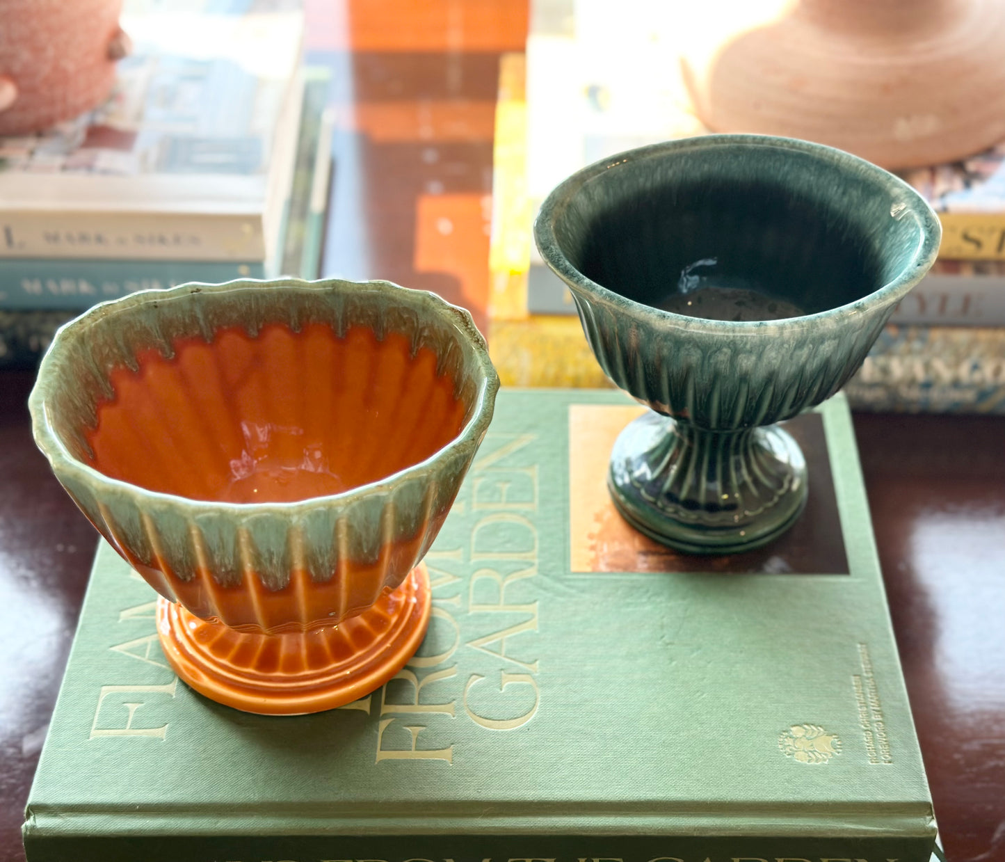 Hull Pottery Small Pedestal Planter