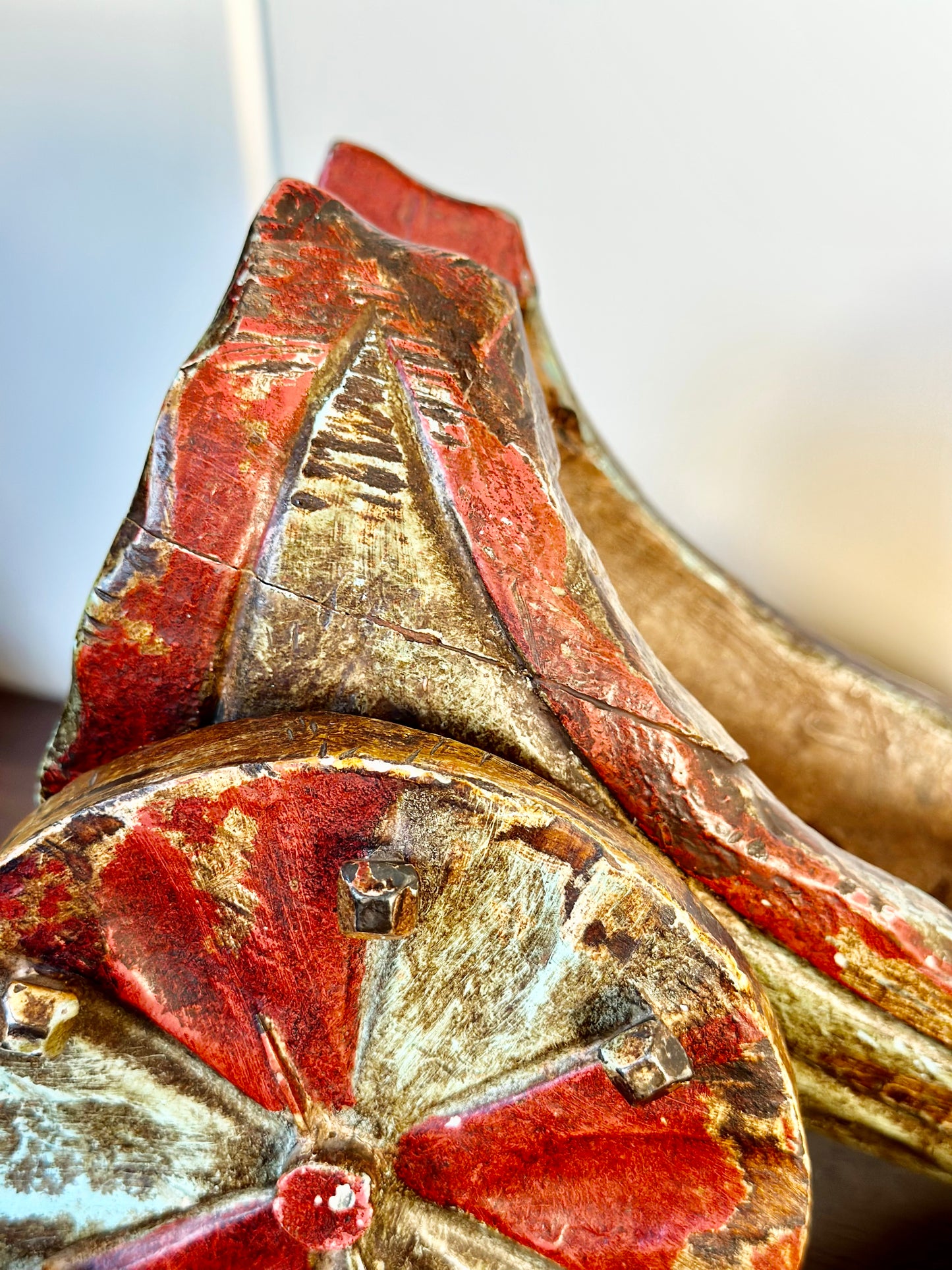 Spanish Hand-Painted Carnival Cannon Wine Bottle Holder