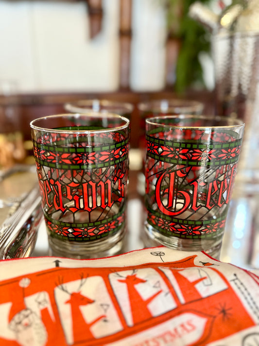 Season’s Greetings Highball Glasses (Set of 4)
