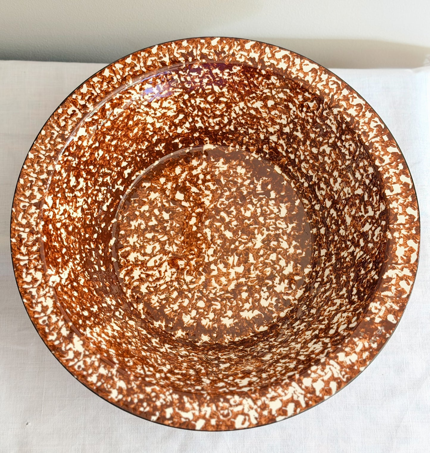 Vintage Stangl Spongeware Pitcher & Bowl Set