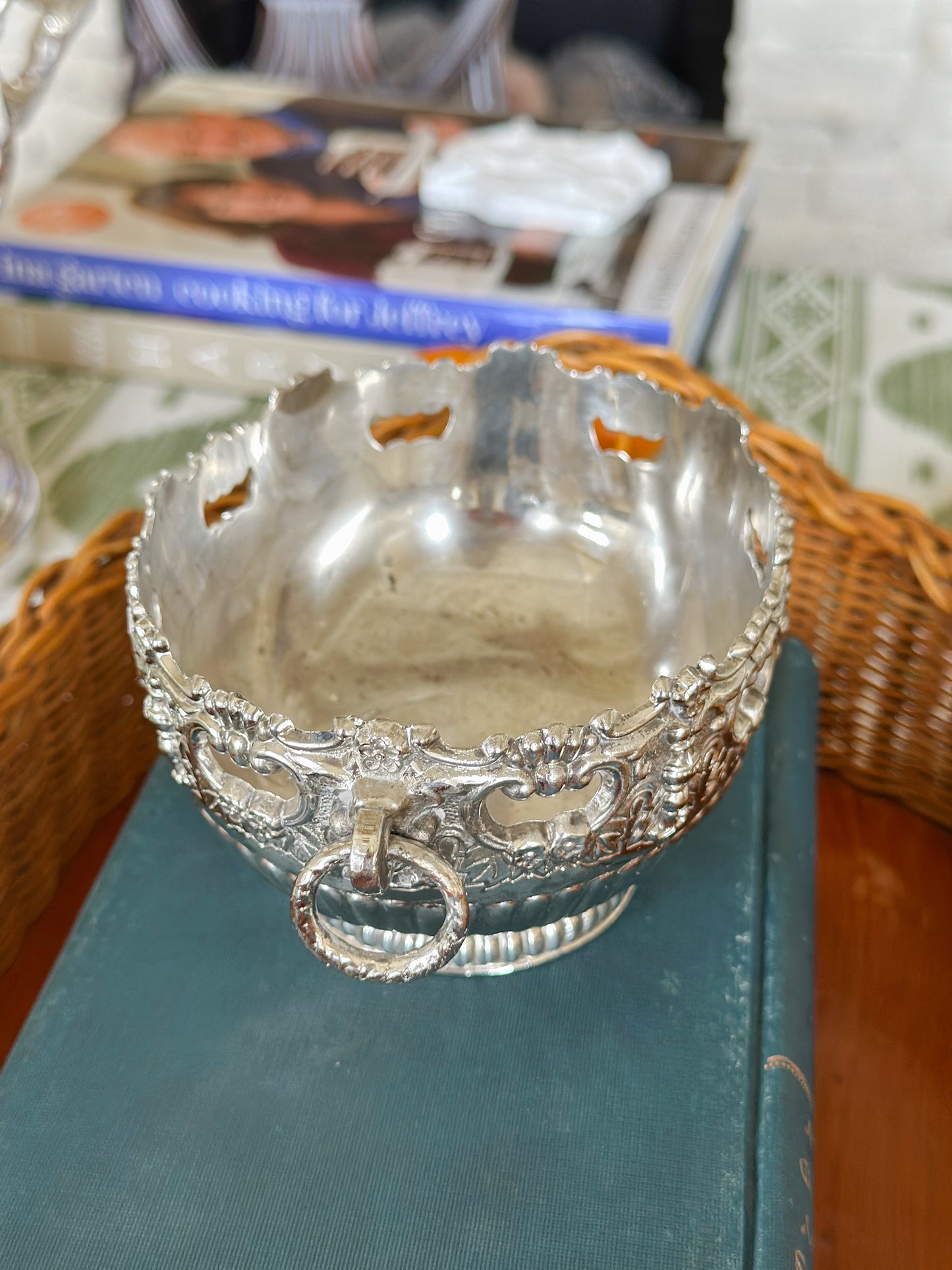 Vintage Silverplate Miniature Monteith Bowl