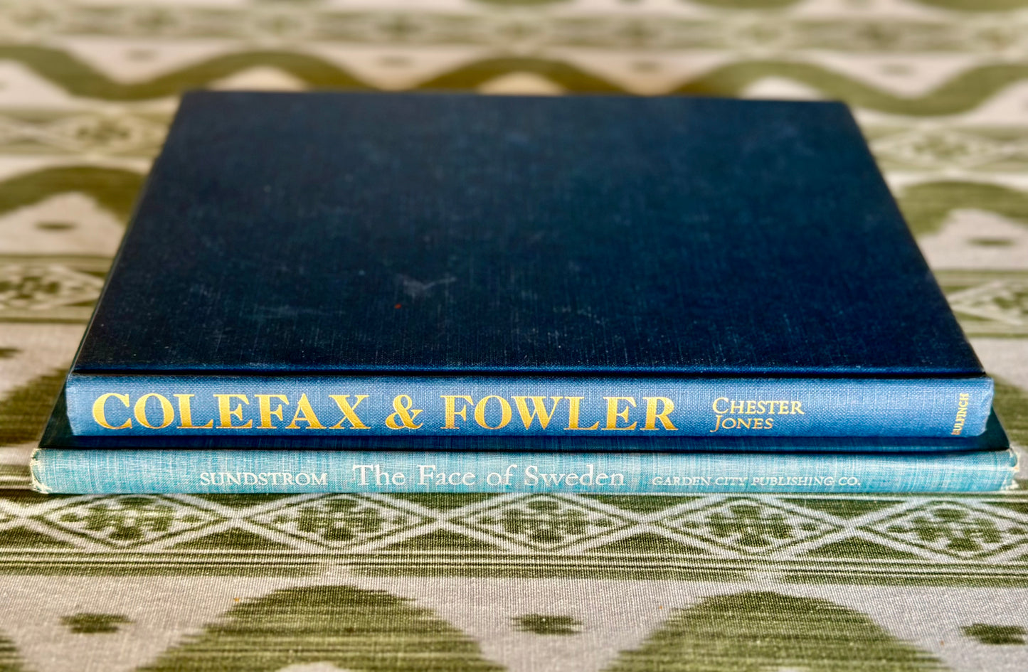 Blue Coffee Table Book Duo
