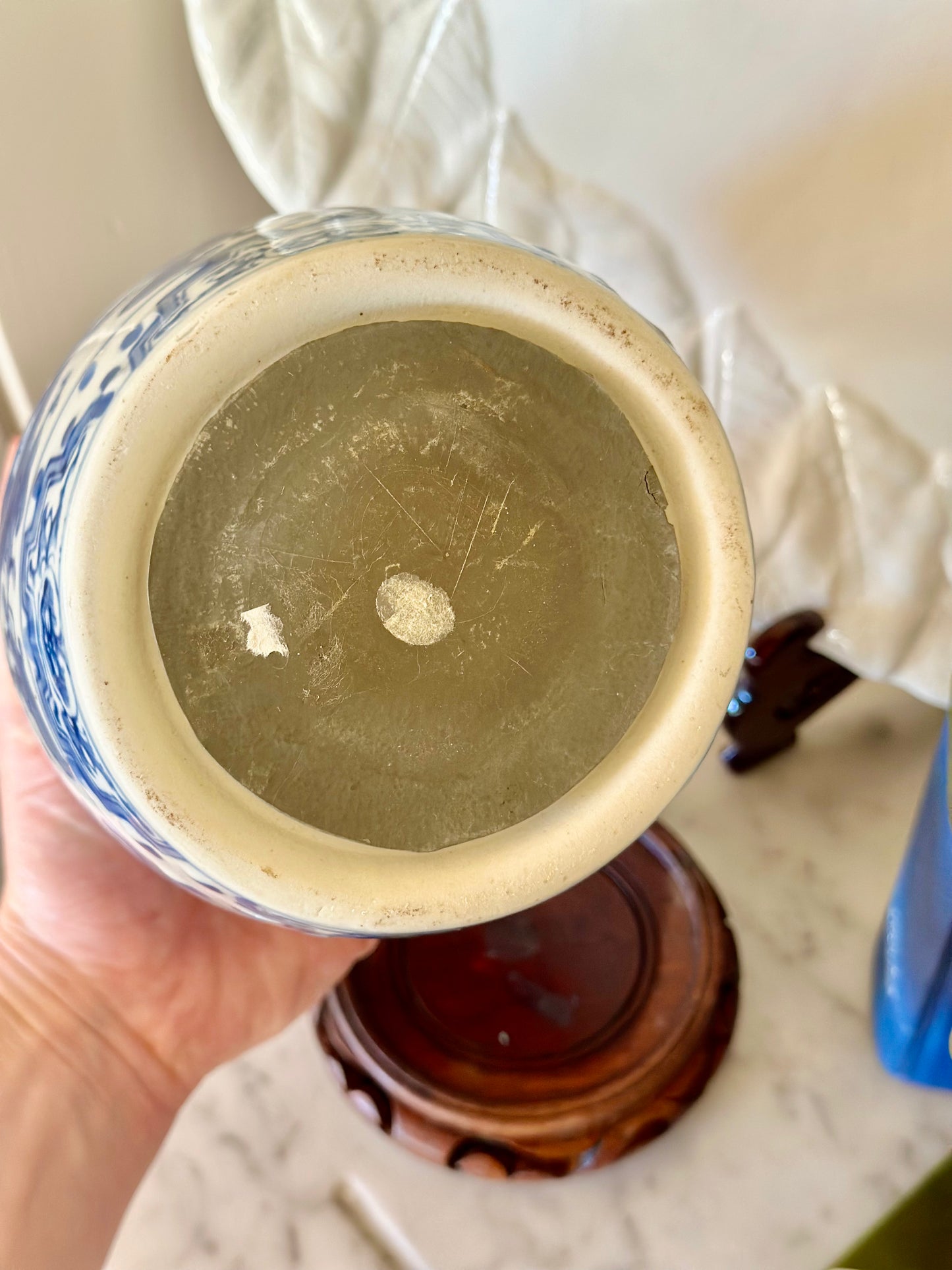 Mini Ginger Jar Pattern Garden Stool