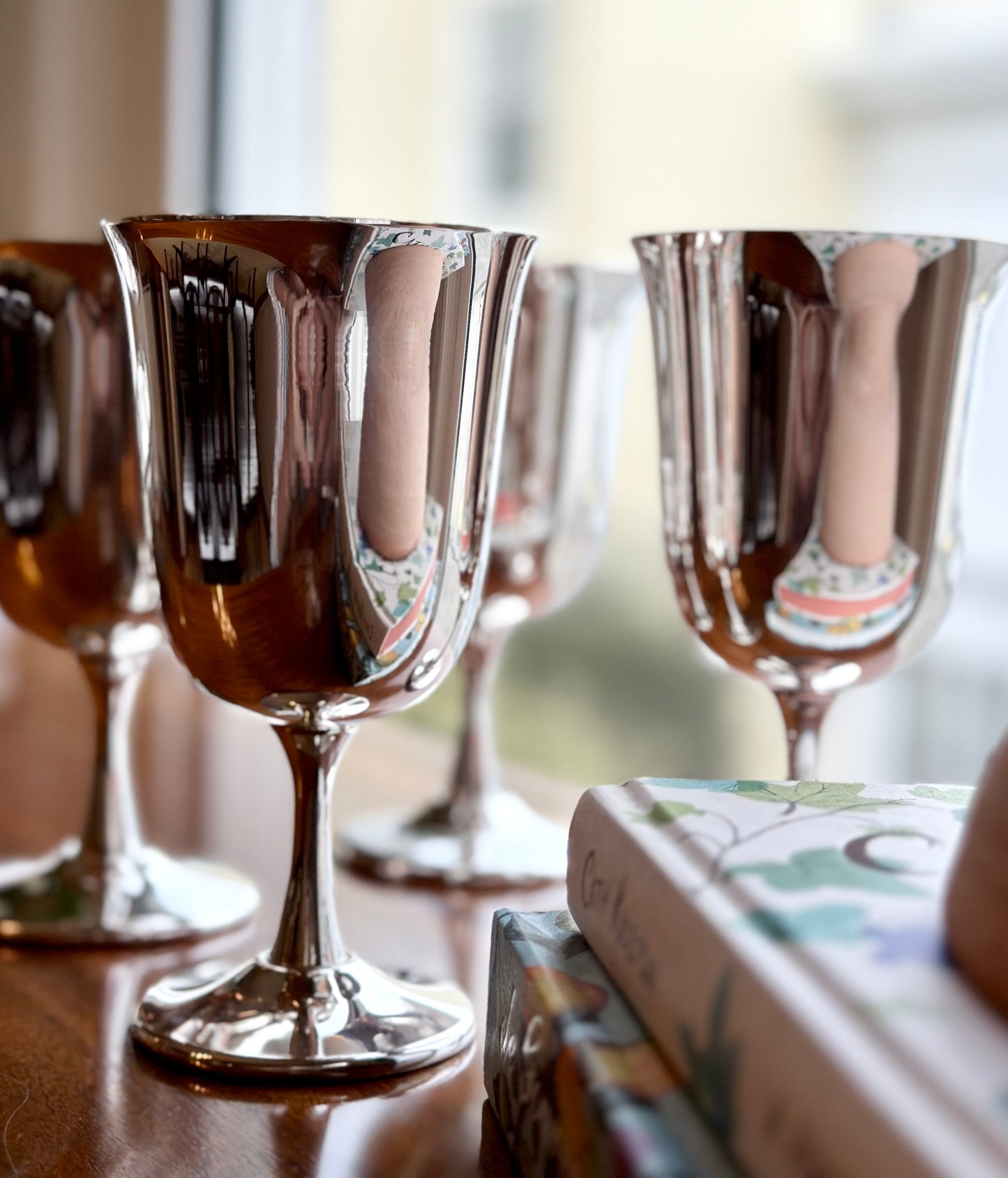 Vintage Silverplate Goblets (Set of 4)