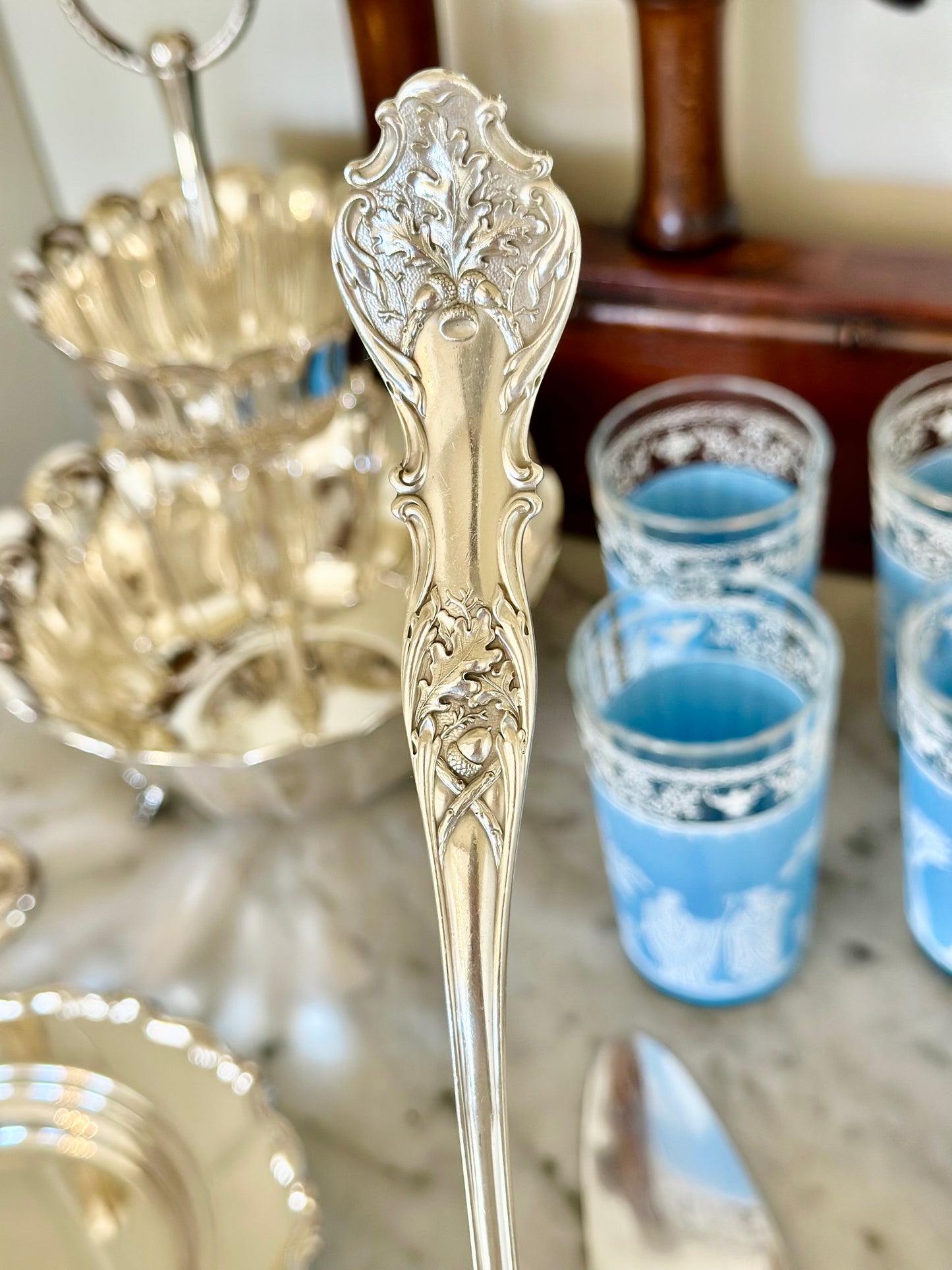 Silverplate Oak Leaf & Acorn Ladle