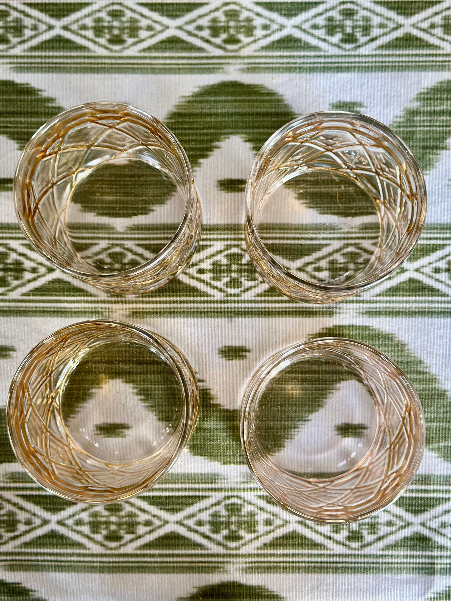 Altuzarra 18K Gold Lattice Highball Glasses (Set of 4)
