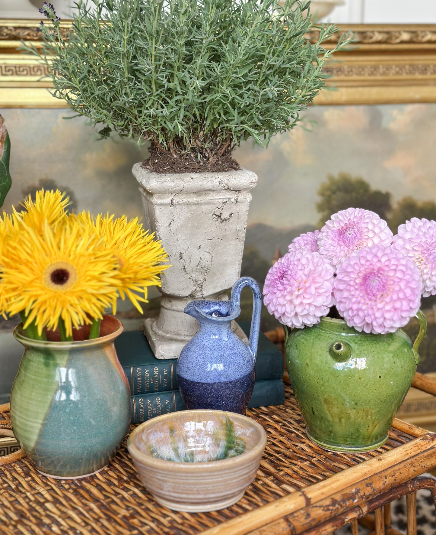 Olive Green Water Jug