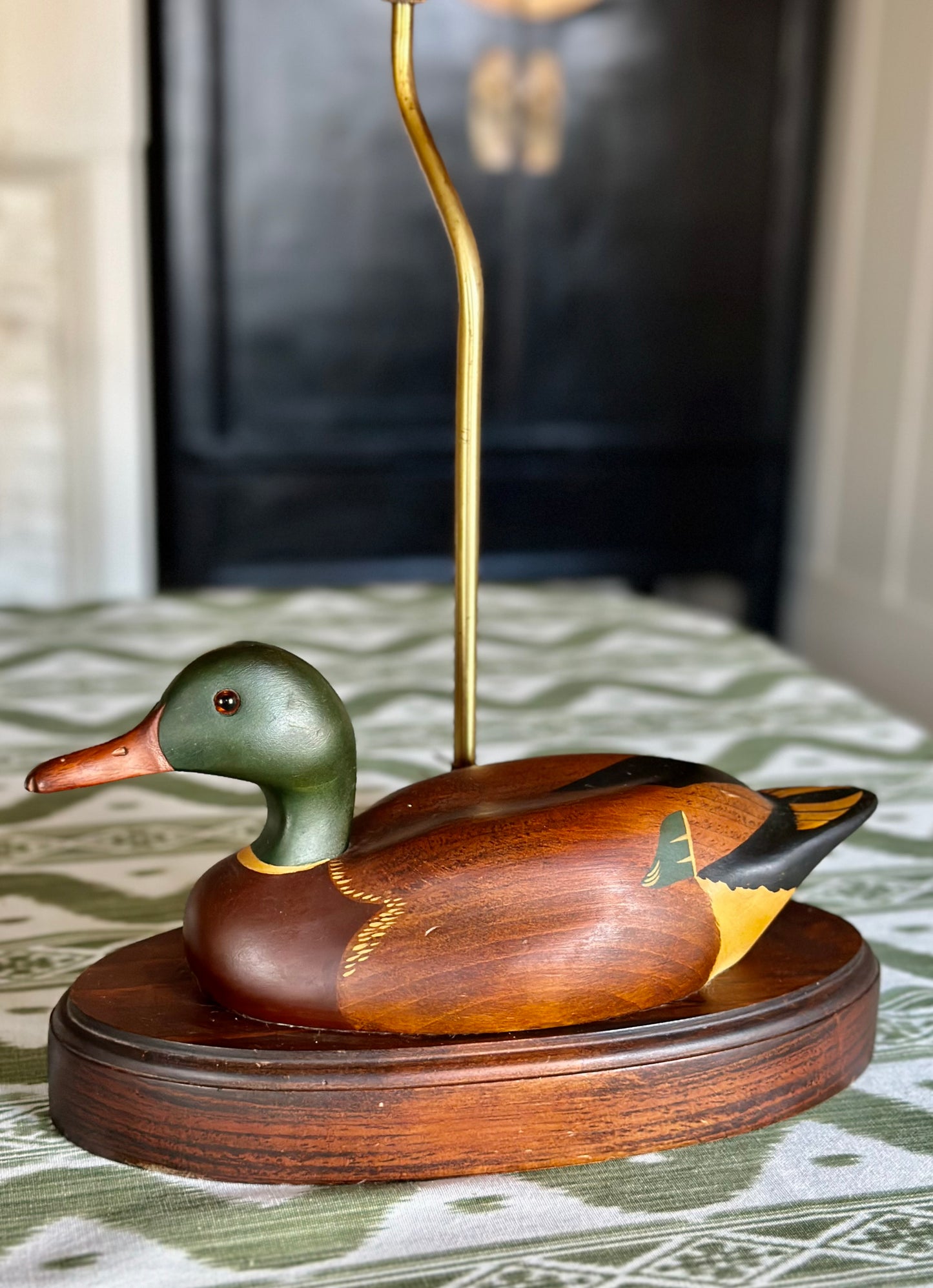 Wood Duck Decoy Lamp