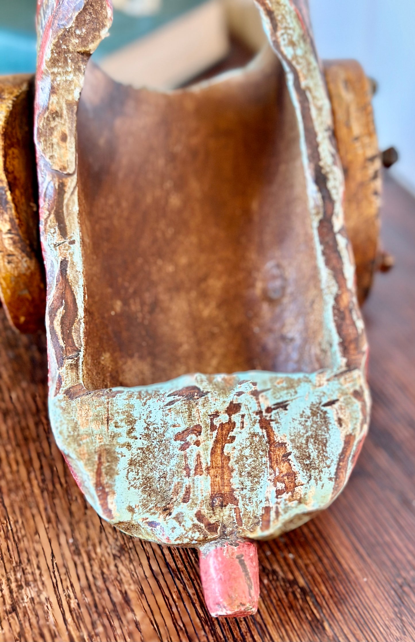 Spanish Hand-Painted Carnival Cannon Wine Bottle Holder