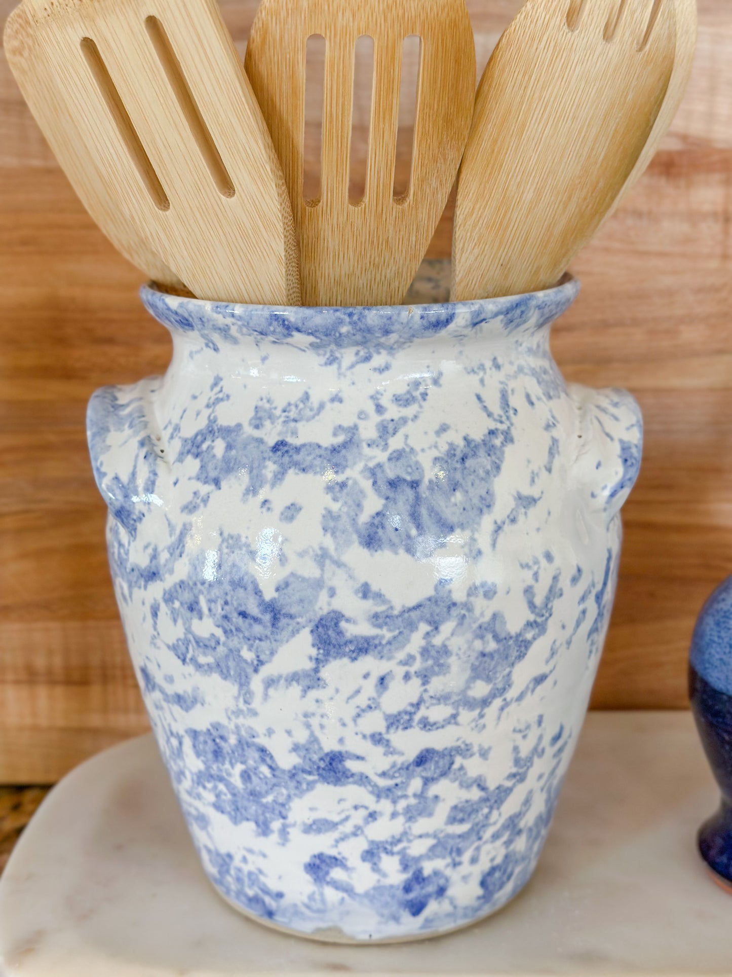 Seagrove Spongeware Crock