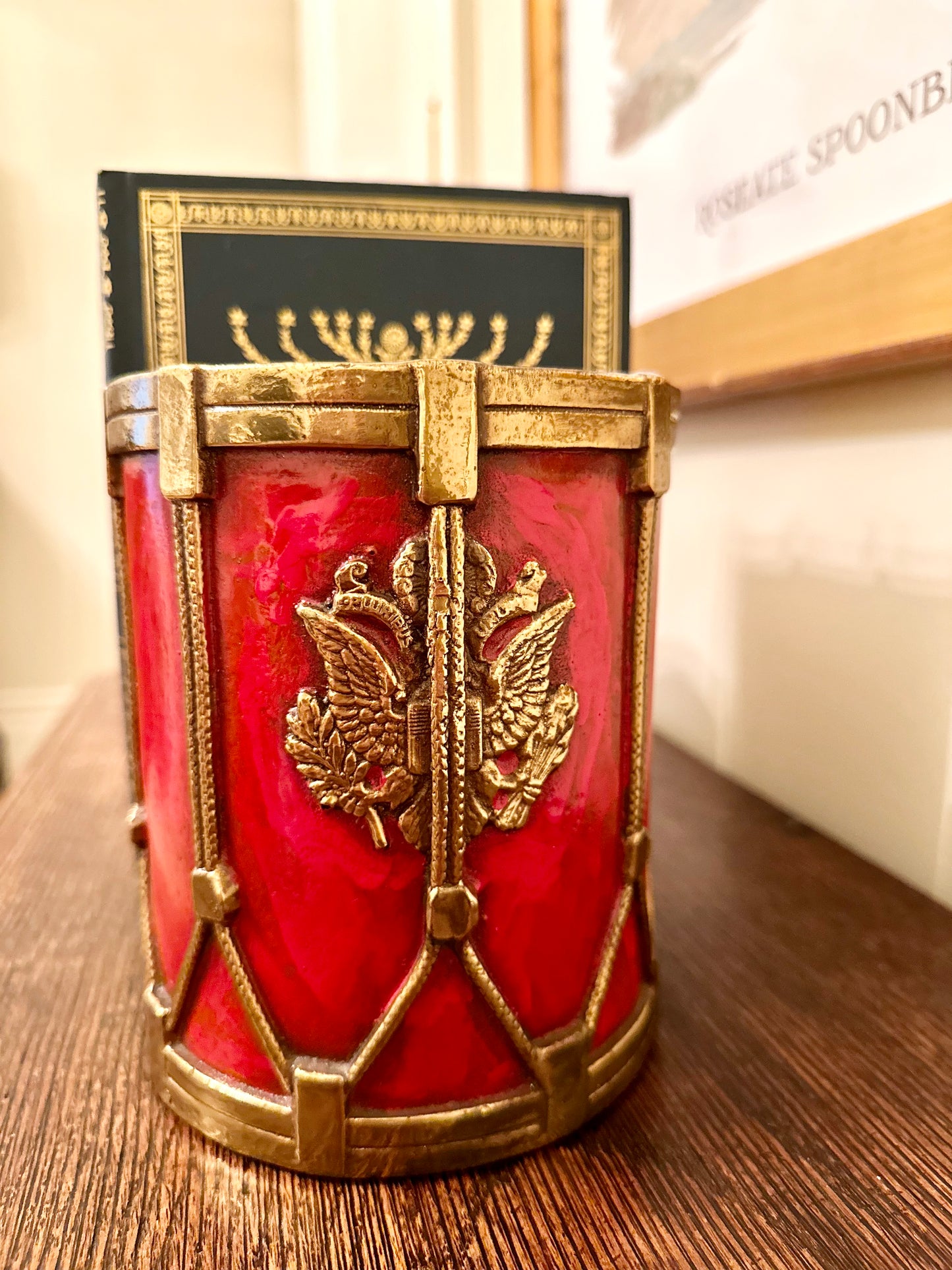 Marion Bronze Red Drum Bookends