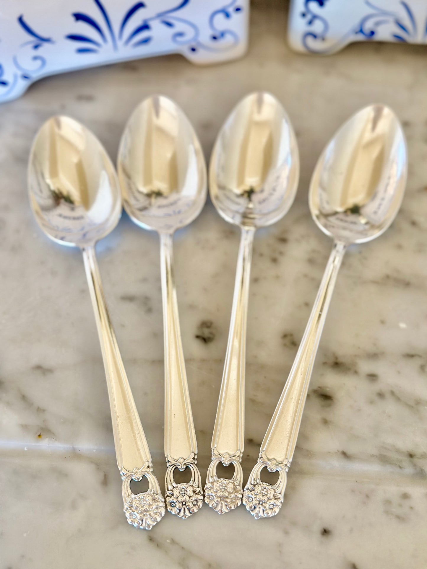Silverplate Serving Spoons (Set of 4)