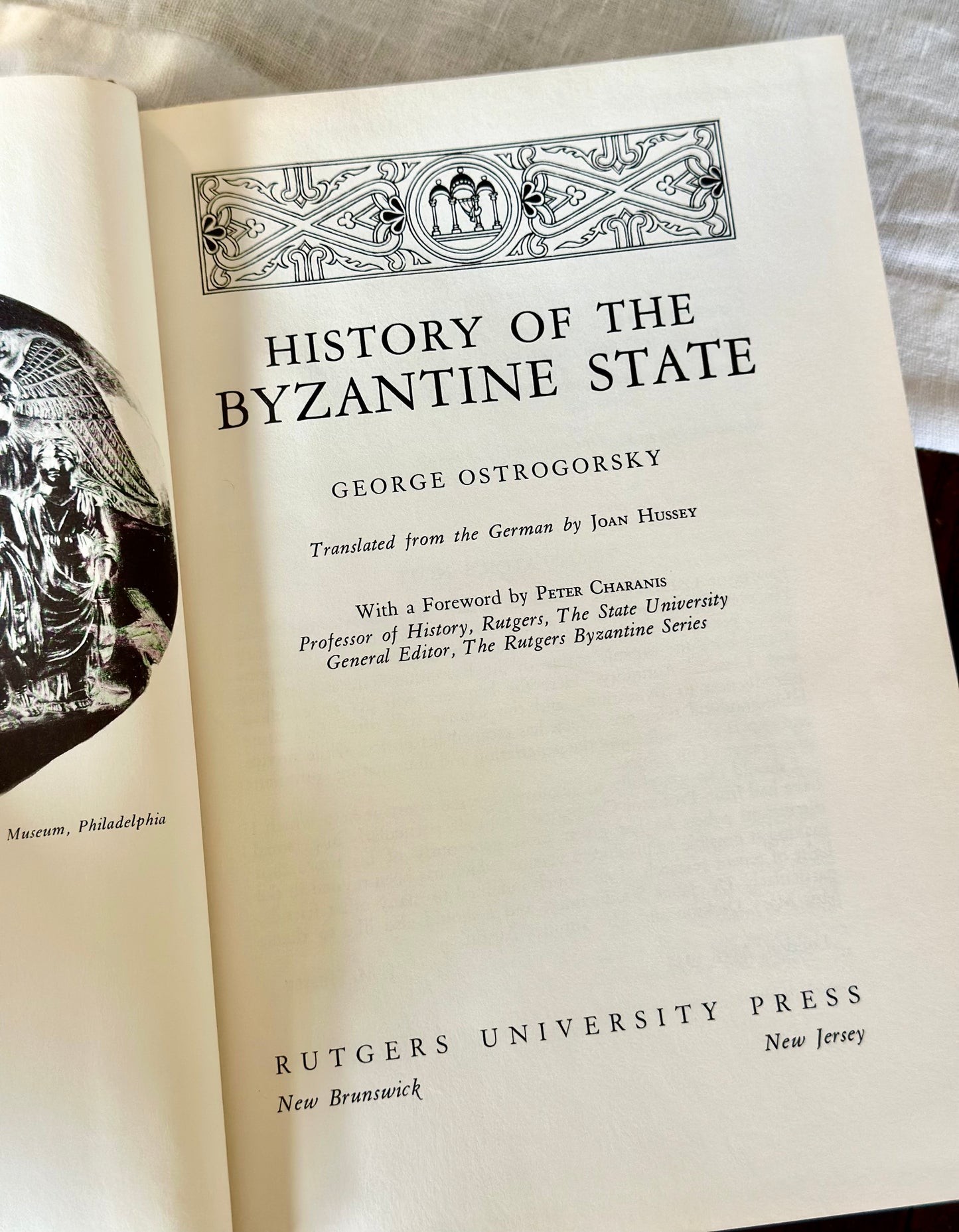 History of the Byzantine State Vintage Book Duo (Set of 2)