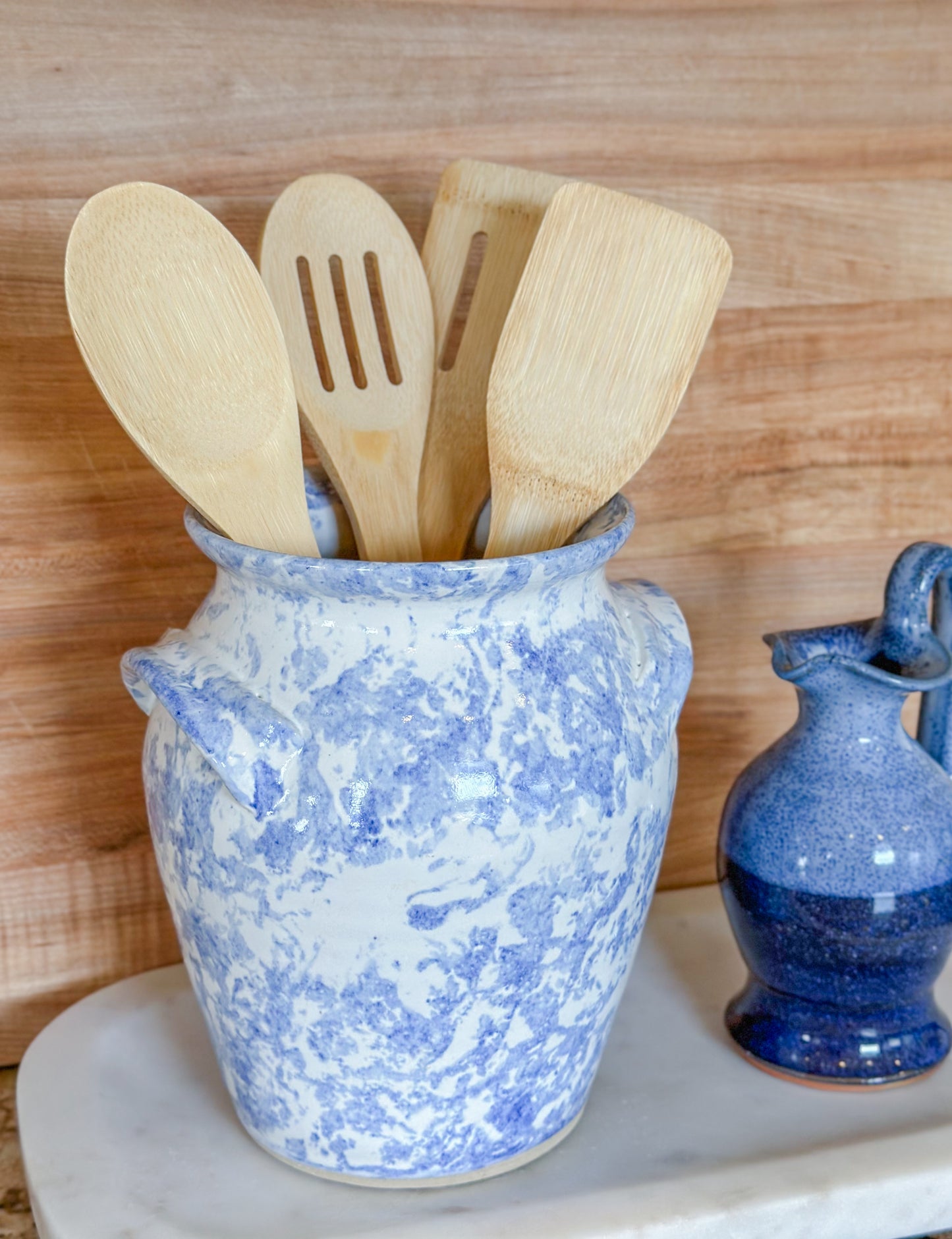 Seagrove Spongeware Crock