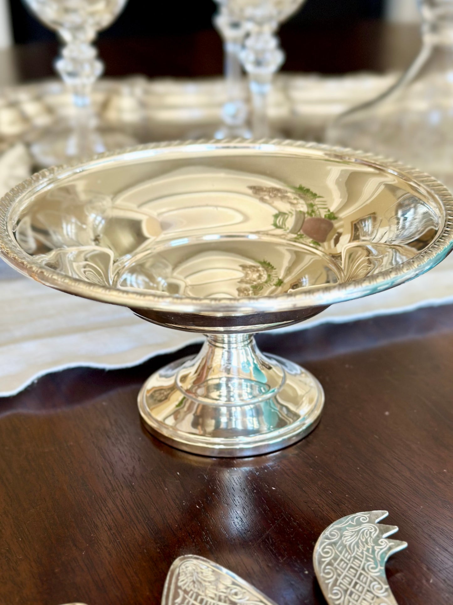 Sterling Silver Pedestal Compote