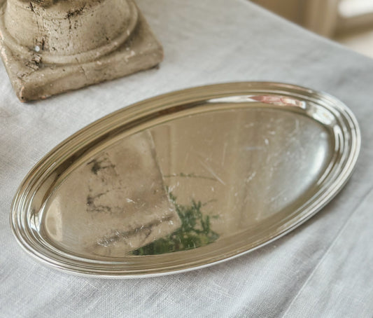 Vintage Hotel Silver Tray by H. R. W. Fink